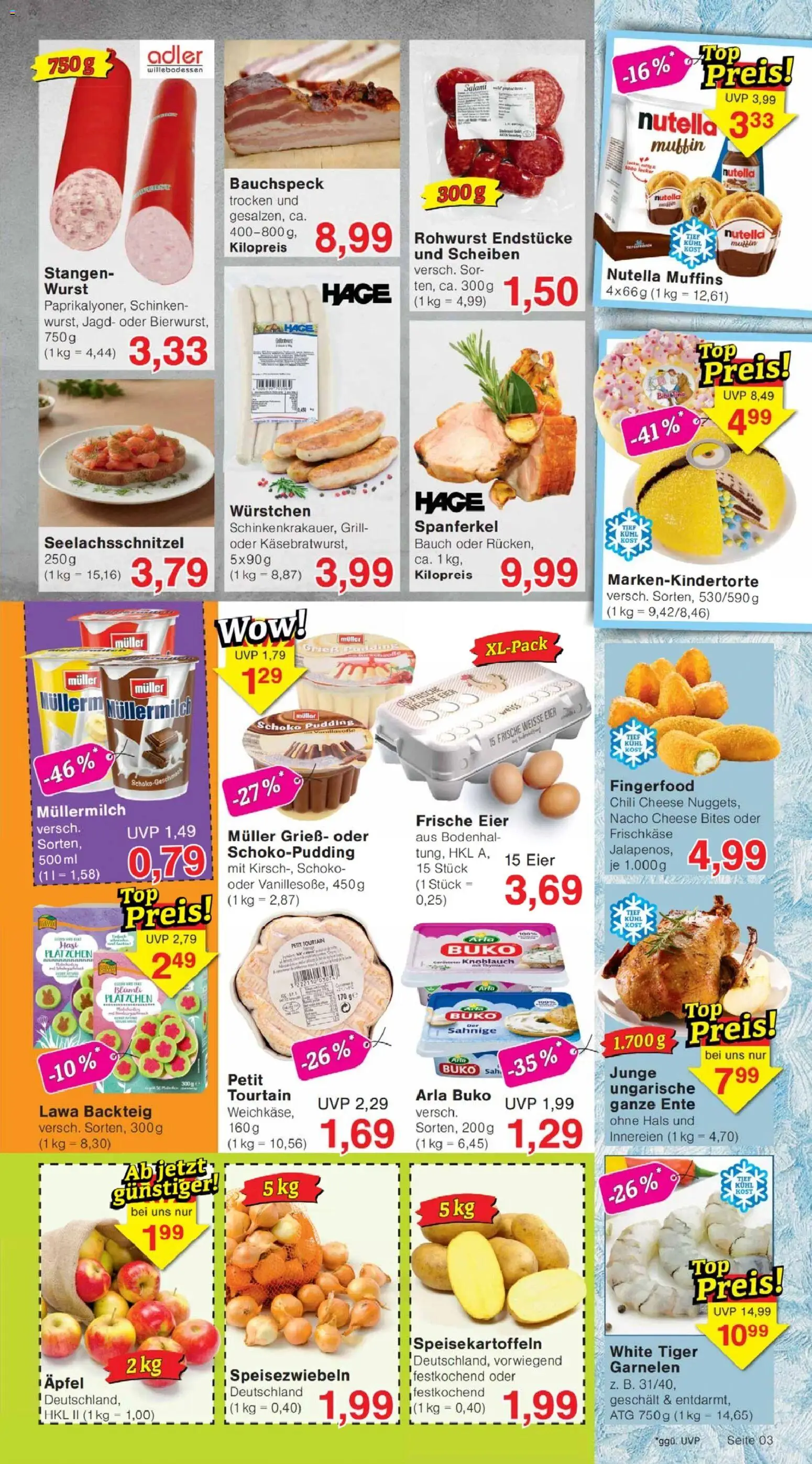 Jawoll Prospekt – gültig ab 02.03.2026 | Seite: 3 | Produkte: Grill, Eier, Garnelen, Chili