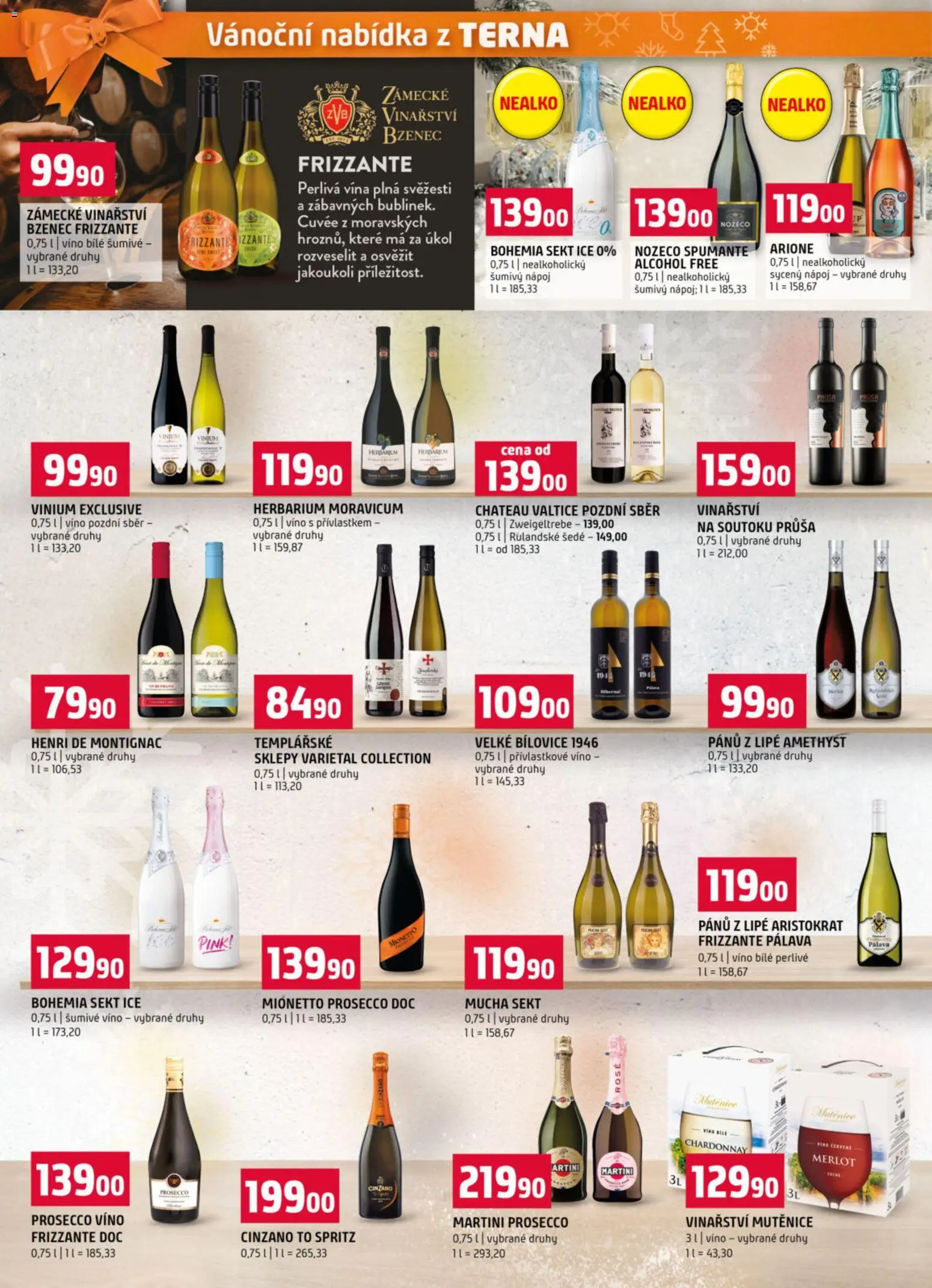 Terno leták - Blatná, Strakonice od 26.11.2025 | Strana: 22 | Produkty: Víno, Cinzano, Sekt, Bohemia Sekt Ice