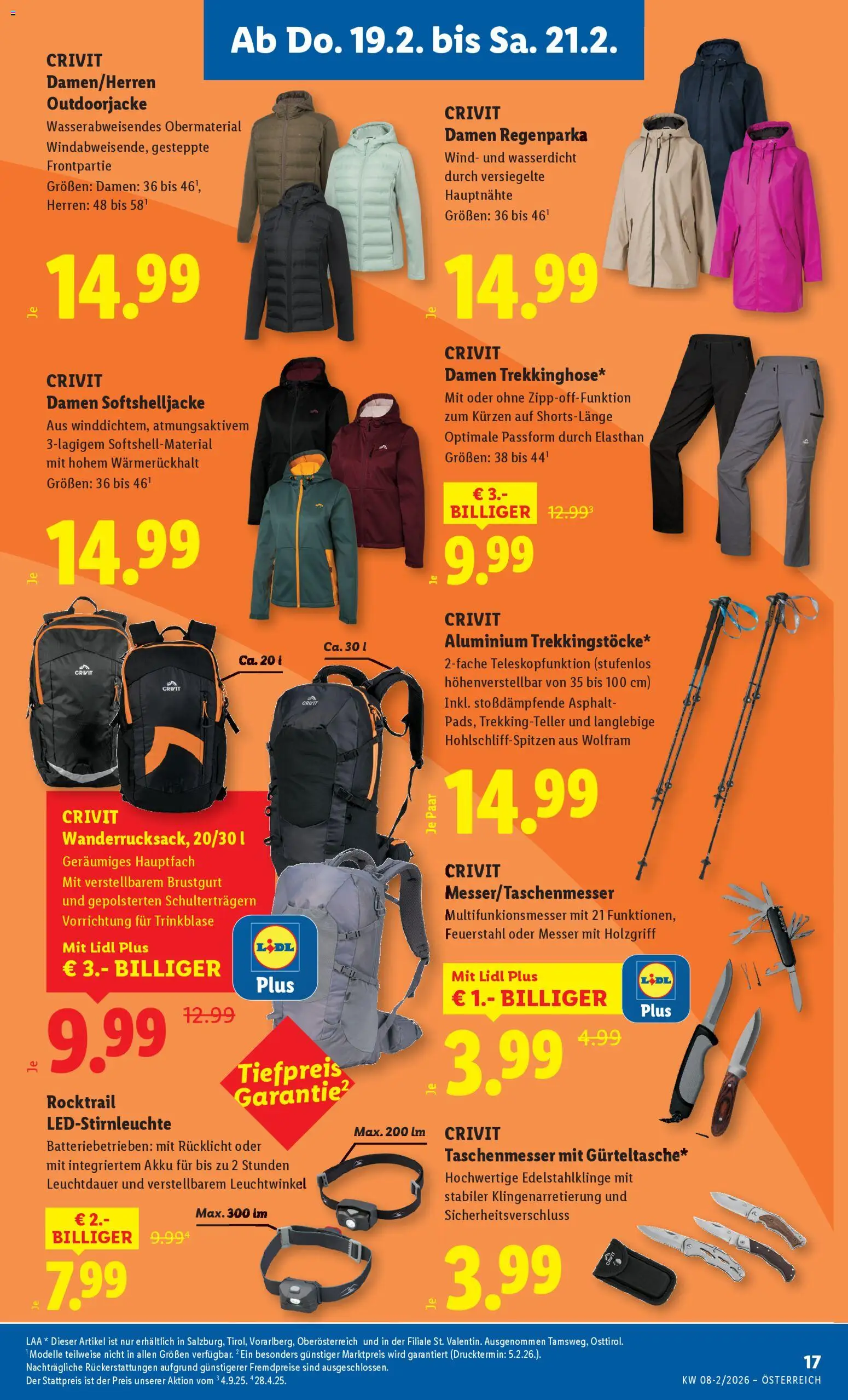 Lidl Flugblatt - Altenmarkt im Pongau, St. Johann im Pongau, Zell am See gültig ab 19.02.2026 | Seite: 19
