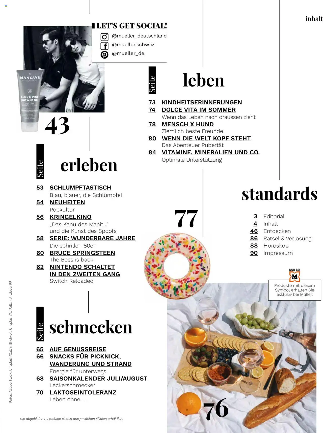 Müller Magazin ab 01.07.2025 | Seite: 5 | Produkte: Shower Gel