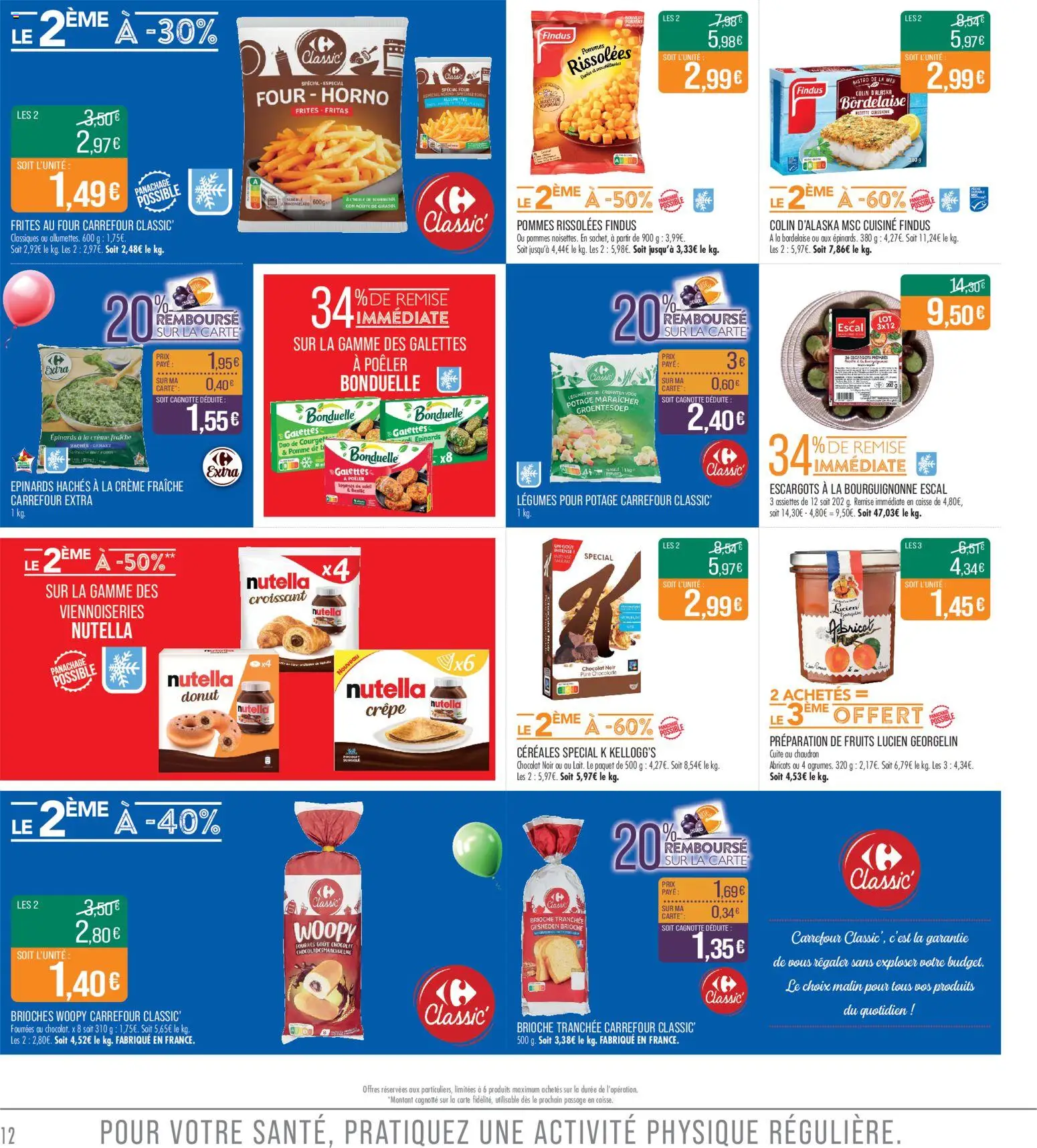 {H1} | Page: 12 | Produits: Courgette, Frites, Céréales, Crème