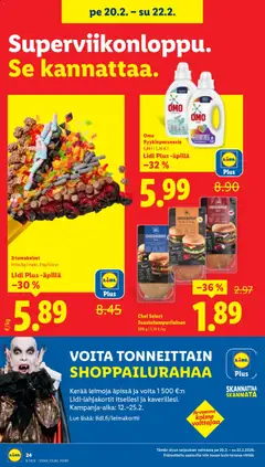Lidl-mainoslehti voimassa 19.02.2026 alkaen | Sivu: 30 | Tuotteet: Irtomakeiset
