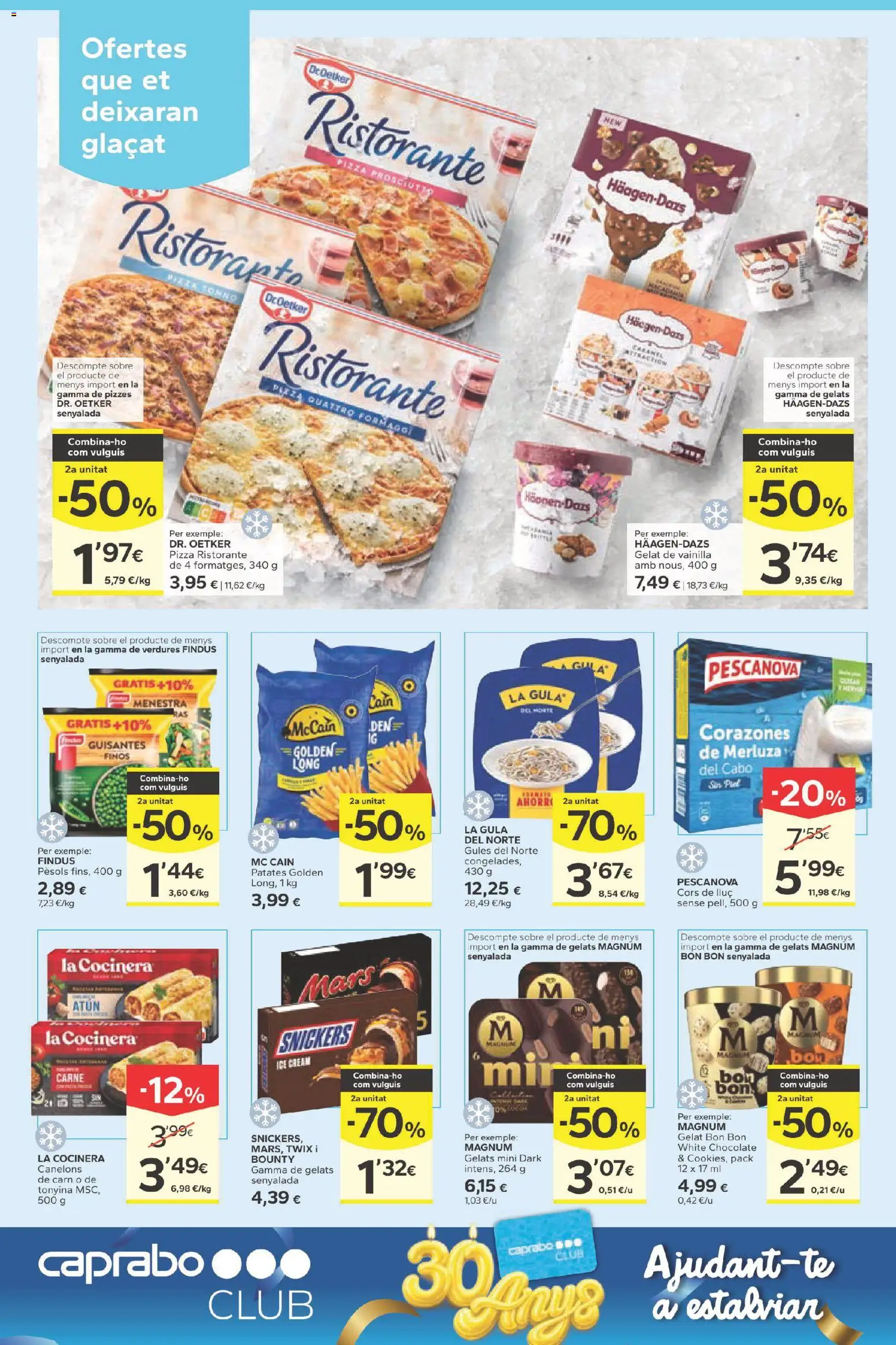 Caprabo folleto │ válido desde el 26.03.2026 | Página: 16 | Productos: Chocolate, Pizza
