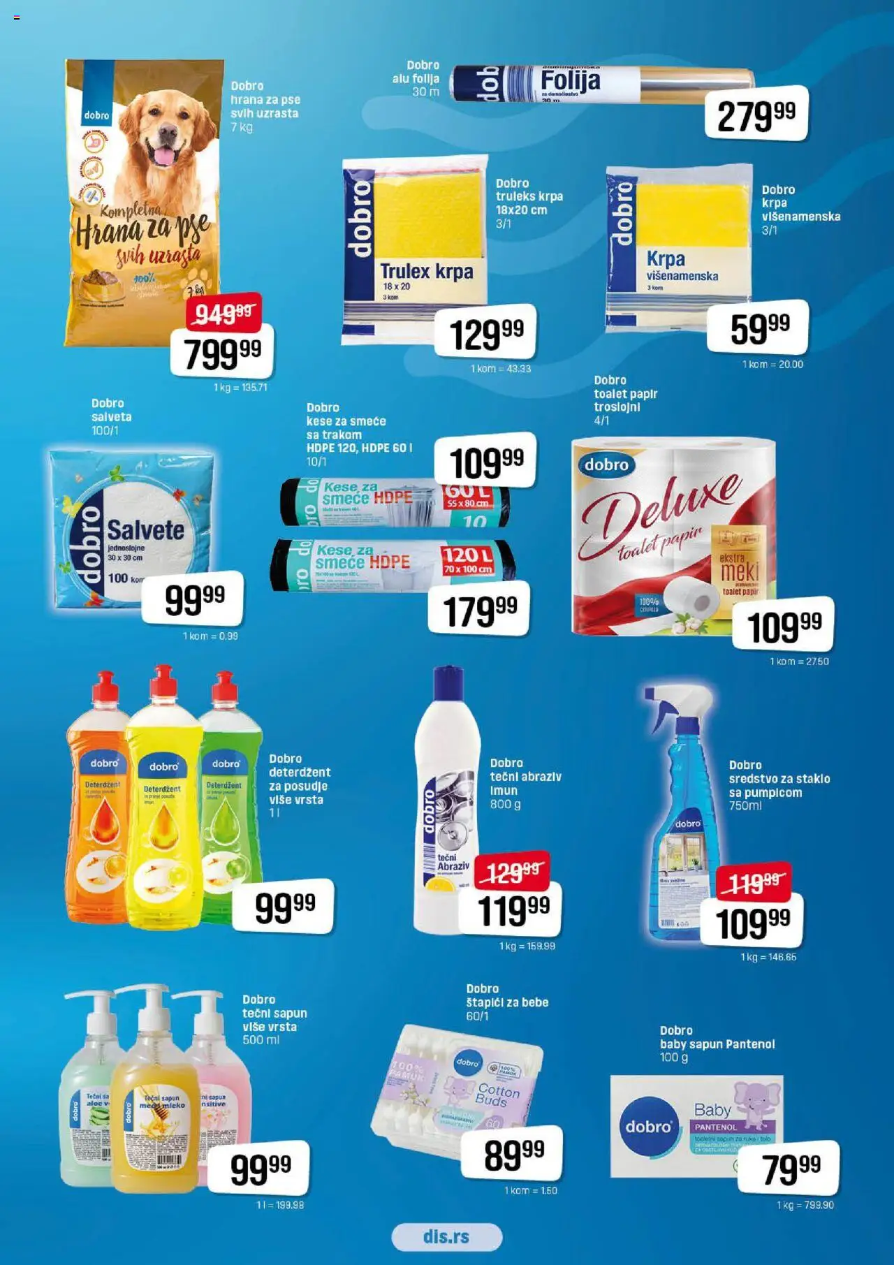 DIS katalog - važi od 14.08.2025 | Strana: 19 | Proizvode: Salvete, Mleko, Med, Sapun