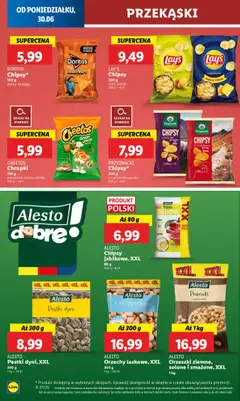 Lidl Gazetka od 30.06.2025 | Strona: 42 | Produkty: Papryka, Orzechy laskowe, Pestki dyni, Chipsy jabłkowe