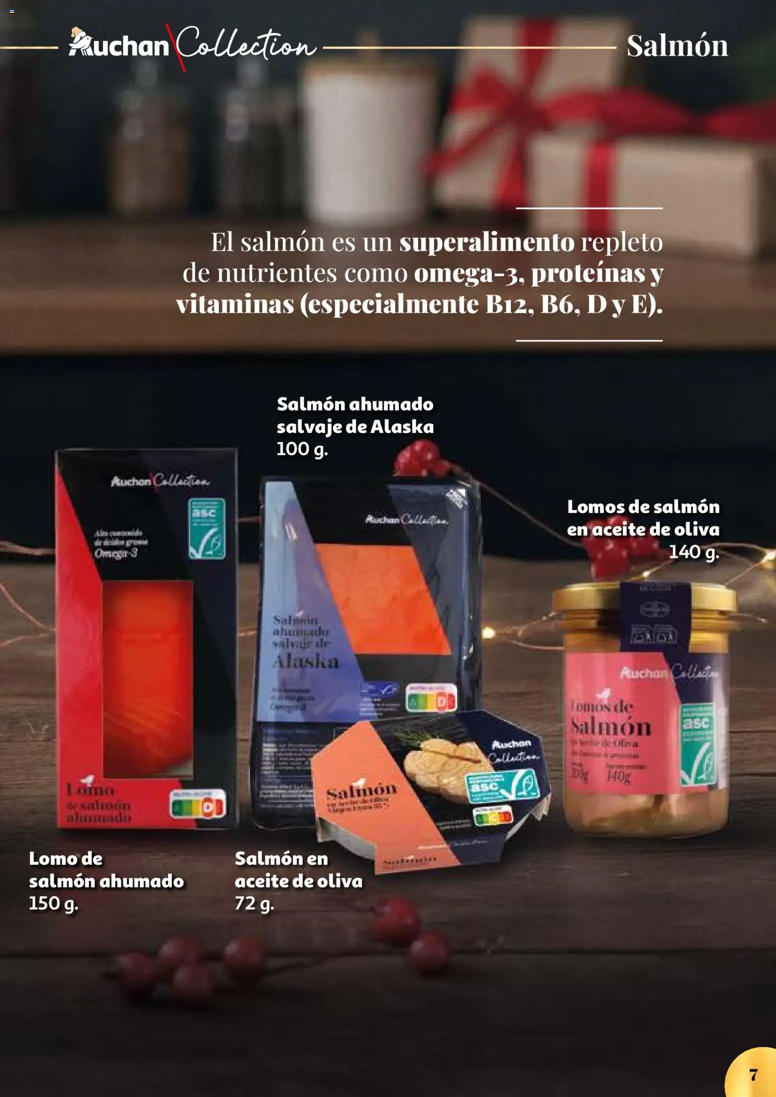 Alcampo -Auchan collection|Auchan Collection Un momento gastronómico excepcional │ válido desde el 15.12.2025 | Página: 7 | Productos: Δοχείο φοντί, Aceite, Aceite de oliva, Salmón ahumado