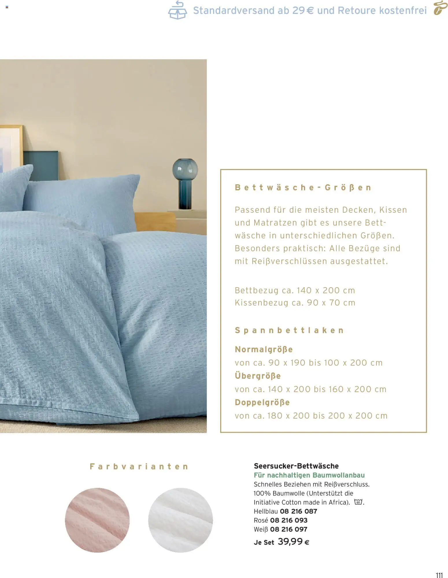 Tchibo Eduscho - Katalog Januar 2026 gültig ab 01.01.2026 | Seite: 111 | Produkte: Bett, Kissen