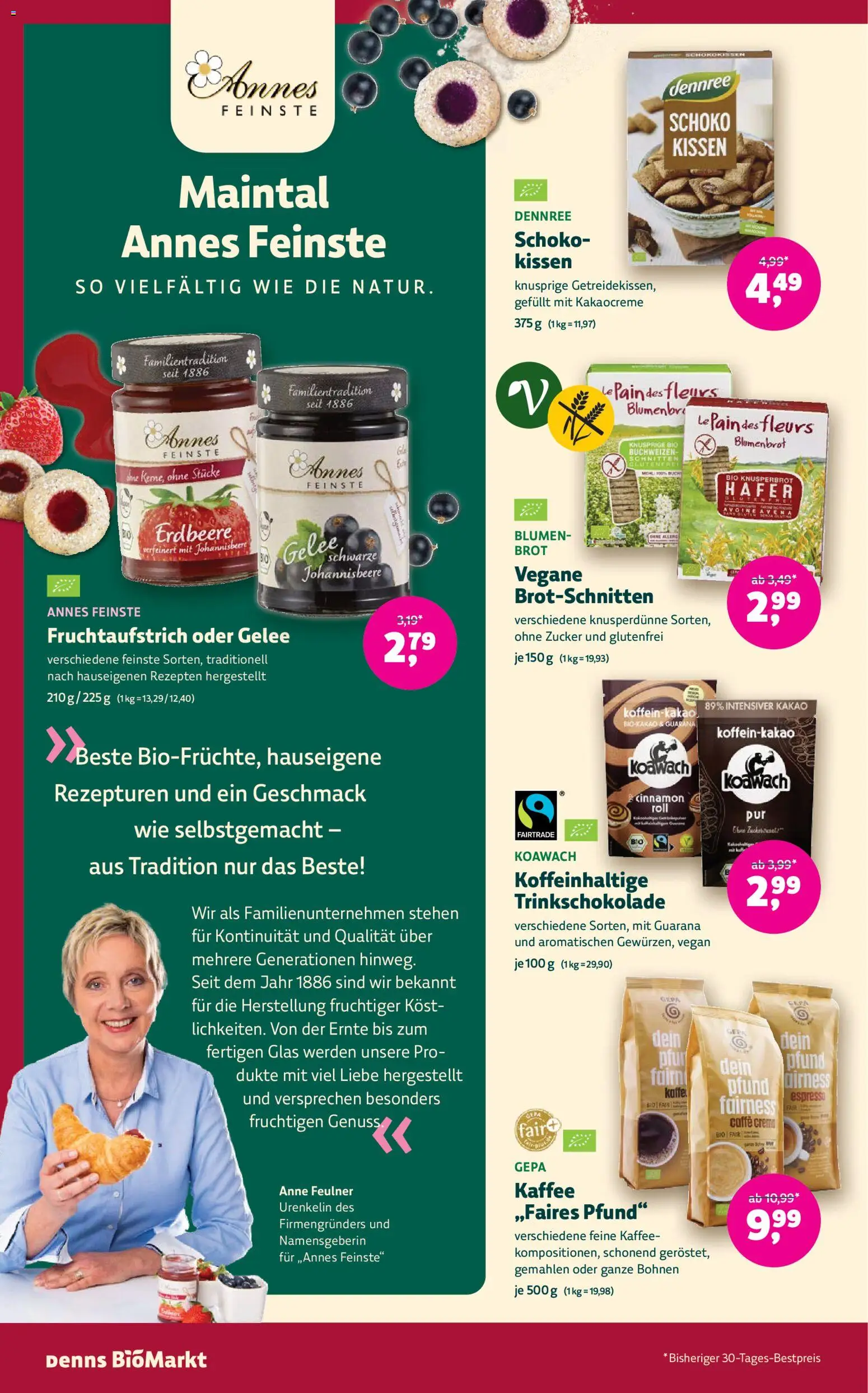 BioMarkt - Black Friday – gültig ab 19.11.2025 | Seite: 10 | Produkte: Kissen, Kaffee, Blumen, Zucker