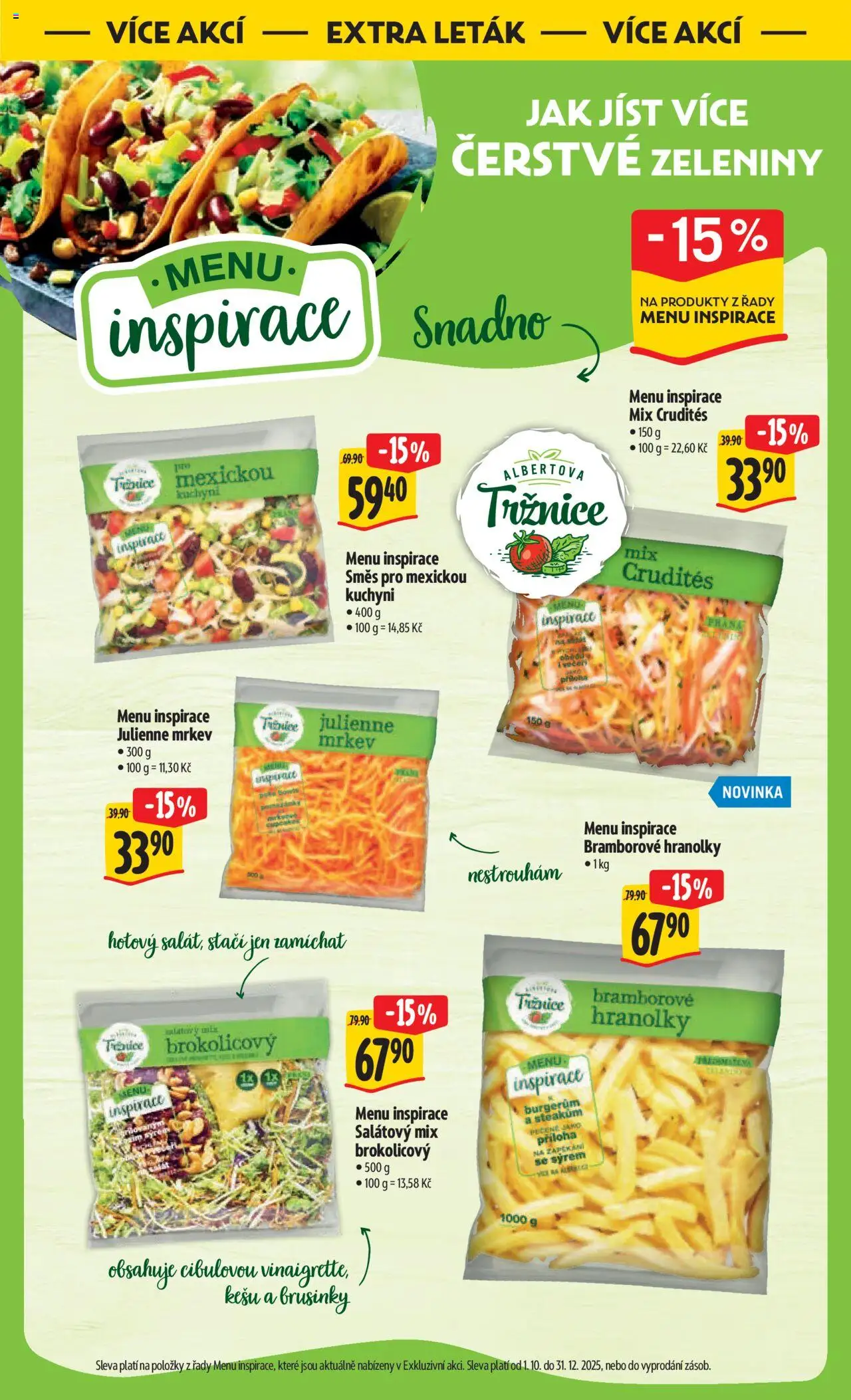 Albert leták - Hypermarket od 22.10.2025 | Strana: 43 | Produkty: Kešu, Rum, Hranolky, Brusinky