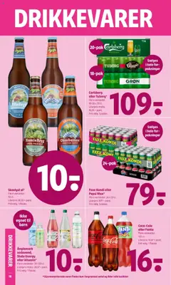 Coop 365 tilbudsavis – gyldig fra 18.09.2025 | Side: 18 | Produkter: Coca Cola, Faxe Kondi, Cola, Pepsi