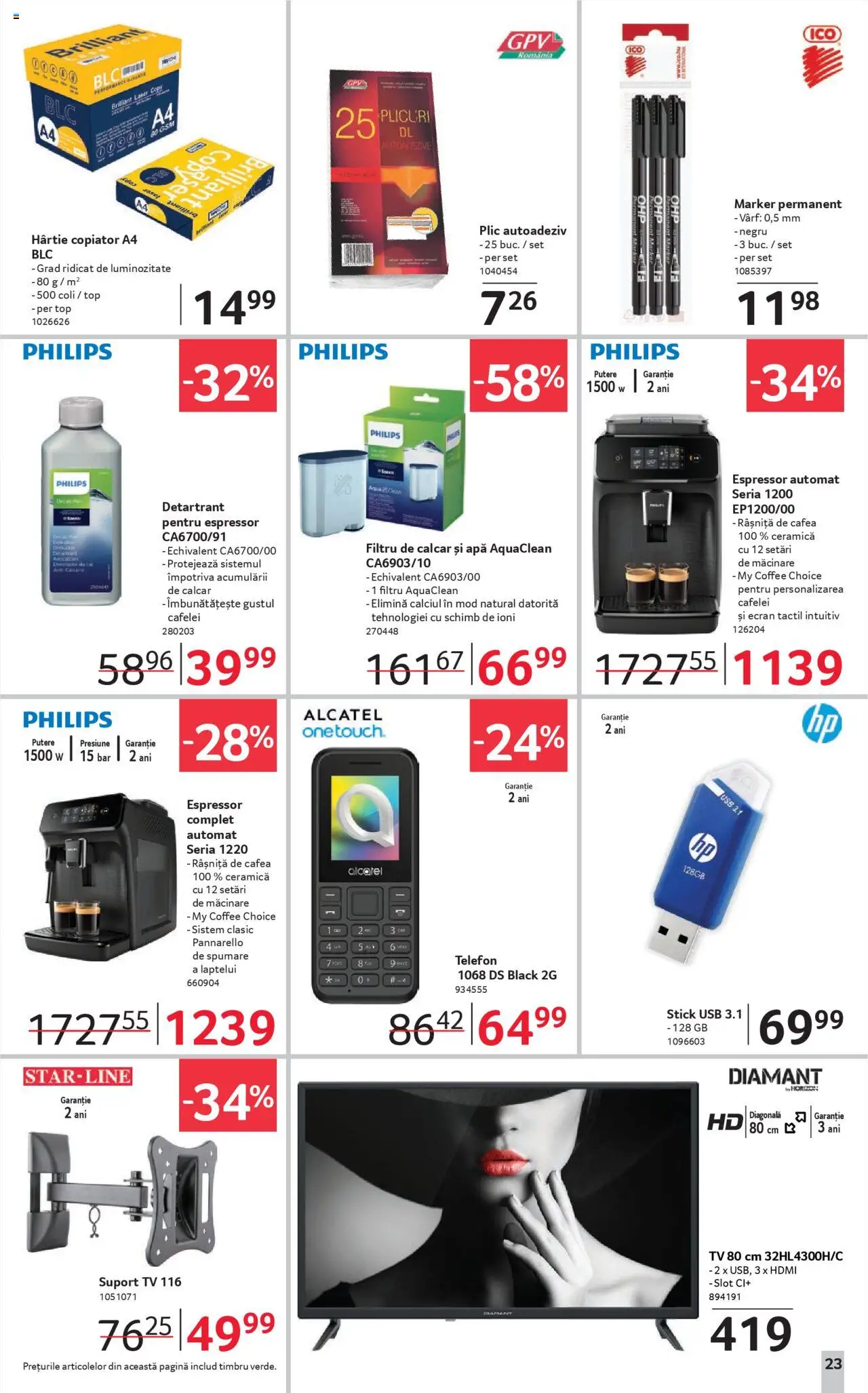 Noul catalog Selgros – valabil de la 19.09.2025 | Pagină: 23 | Produse: Usb, Top, Cafea, Apă