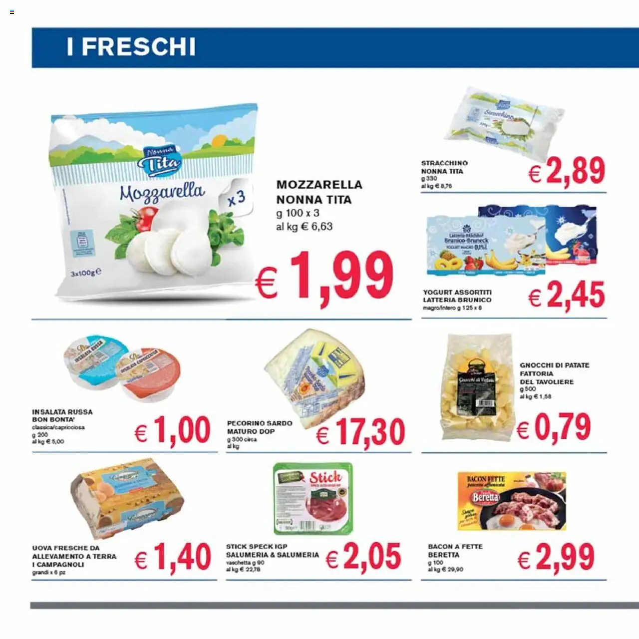 Volantino Coal del 09.10.2025 | Pagina: 6 | Prodotti: Speck, Patate, Gnocchi, Insalata russa