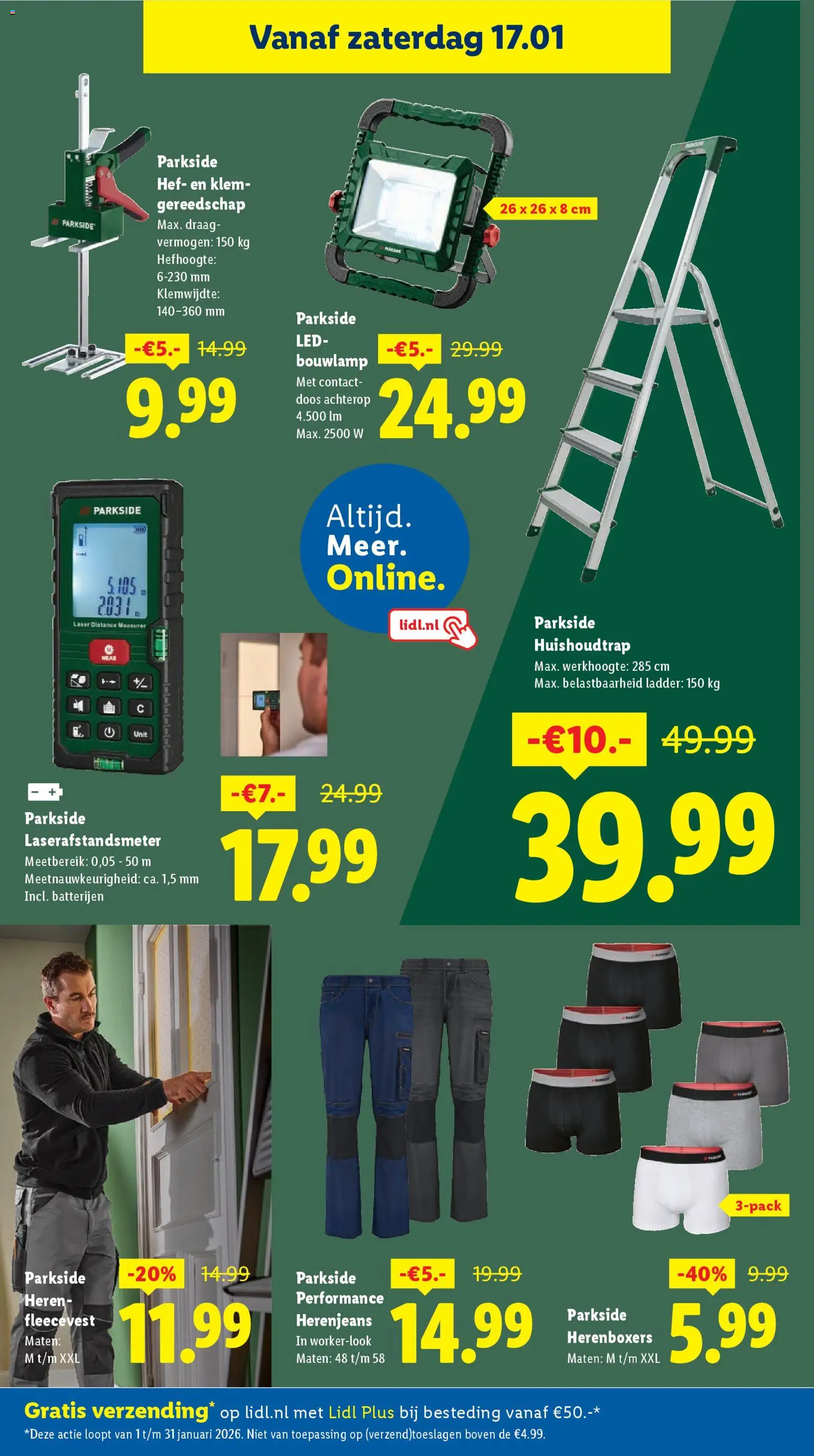 {H1} | Pagina: 14 | Producten: Herenboxers, Vest, Ladder, Batterijen