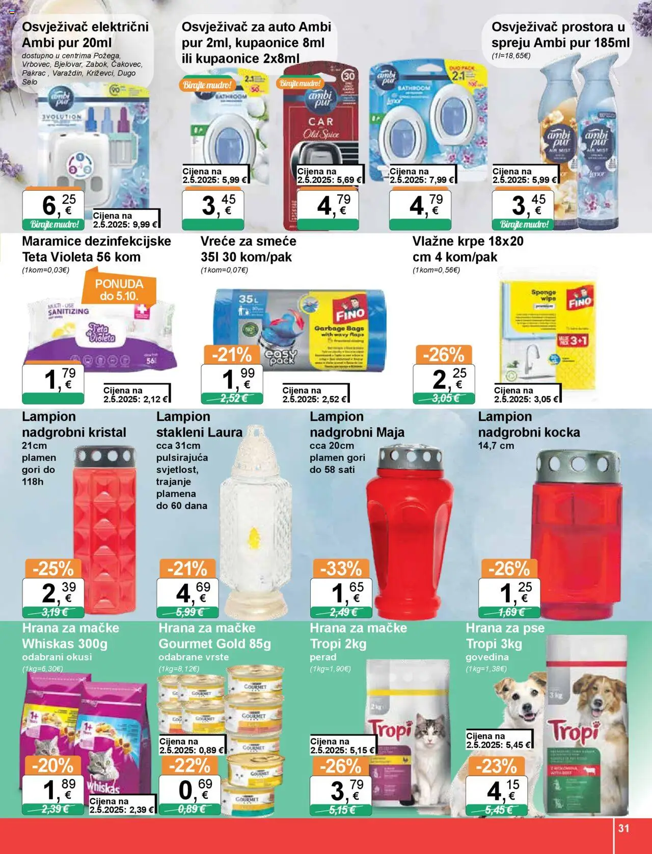KTC katalog | vrijedi od 17.09.2025 | Stranica: 31 | Proizvodi: Whiskas, Hrana za pse, Hrana za mačke, Violeta