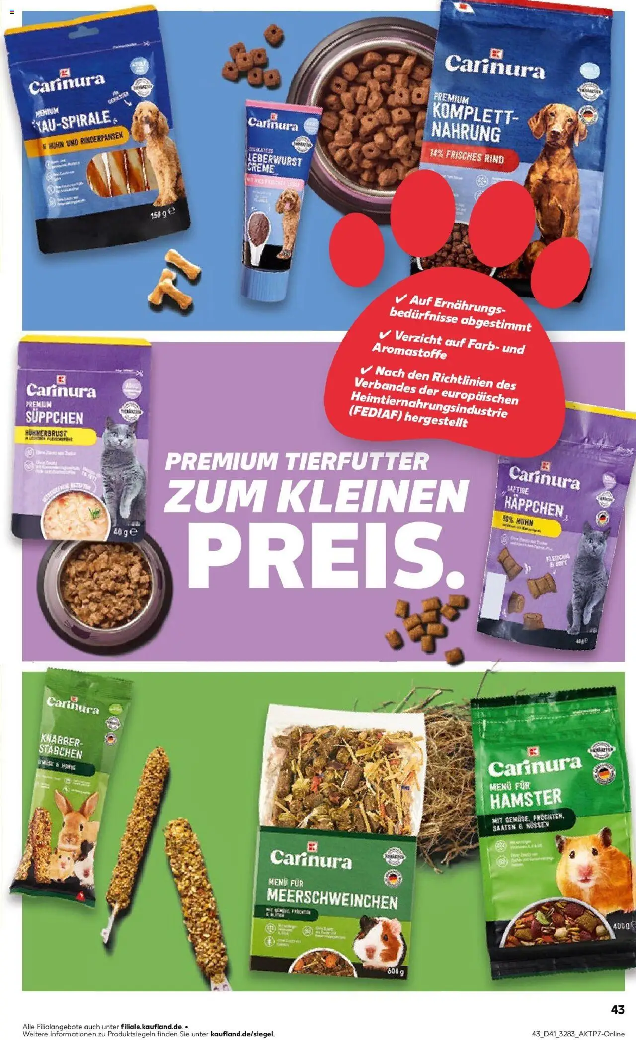 Kaufland prospekt Werder (Havel)	 – gültig ab 13.10.2025 | Seite: 45 | Produkte: Kaninchen, Creme, Gemüse
