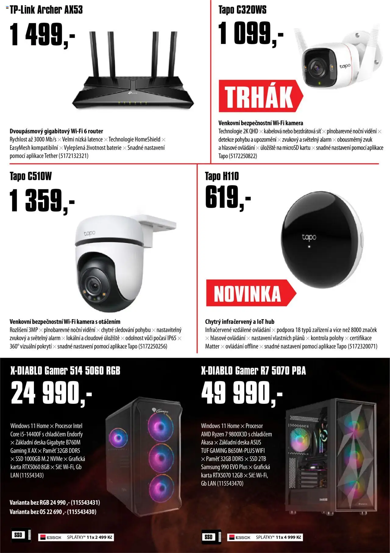 Comfor leták od 04.08.2025 | Strana: 6 | Produkty: Síť, Kamera, Samsung, Baterie