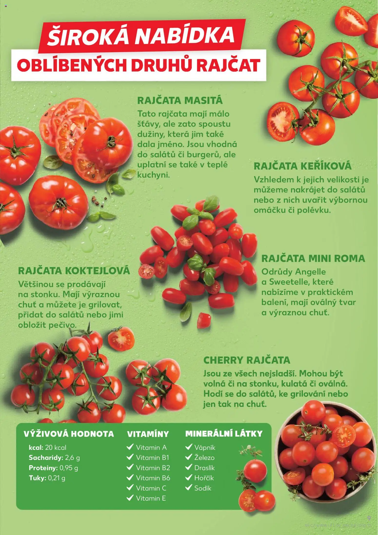 Kaufland leták - Ostrava od 29.04.2026 | Strana: 9 | Produkty: Grilování, Hořčík, Cherry rajčata, Vitamíny