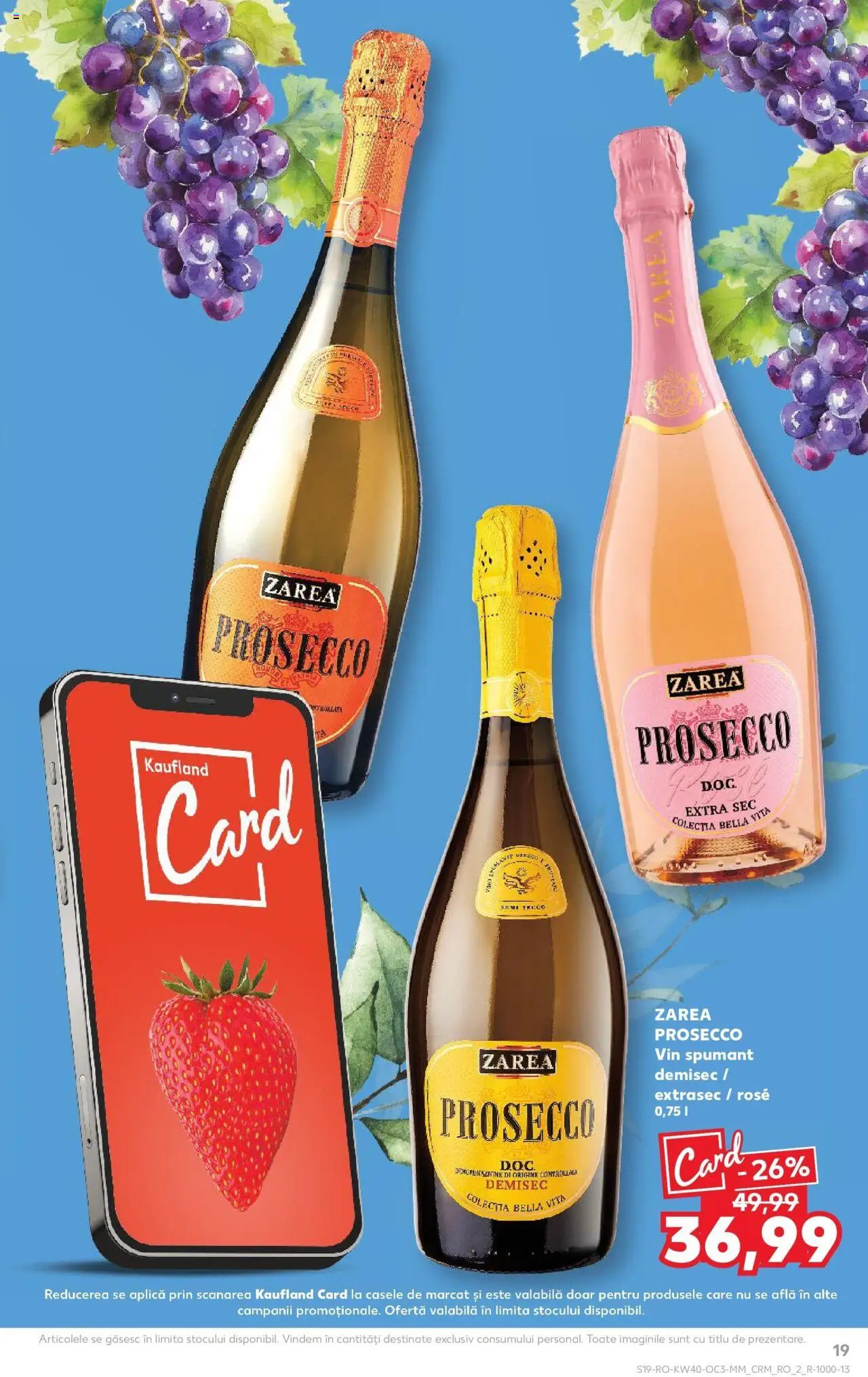 Noul catalog Kaufland – valabil de la 01.10.2025 | Pagină: 19 | Produse: Prosecco, Vin