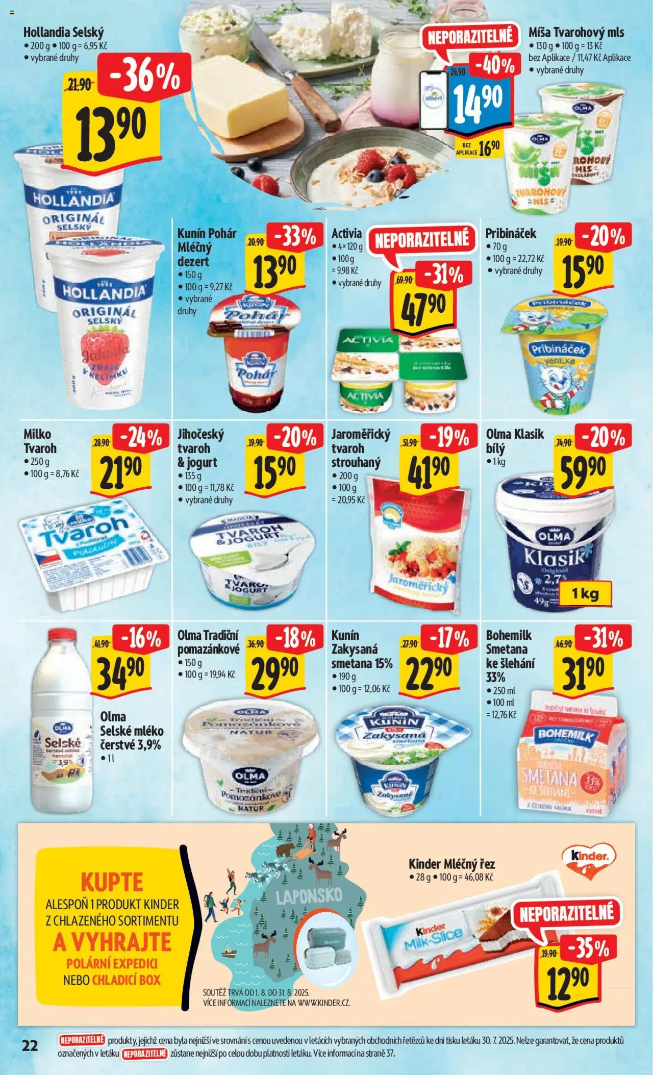 Albert leták - Hypermarket od 06.08.2025 | Strana: 29 | Produkty: Jogurt, Smetana, Pribináček, Chladicí box