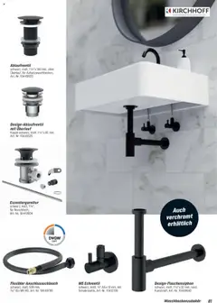 Toom Baumarkt Bad & Sanitär  ab 01.09.2025 gültig | Seite: 81 | Produkte: Kappe