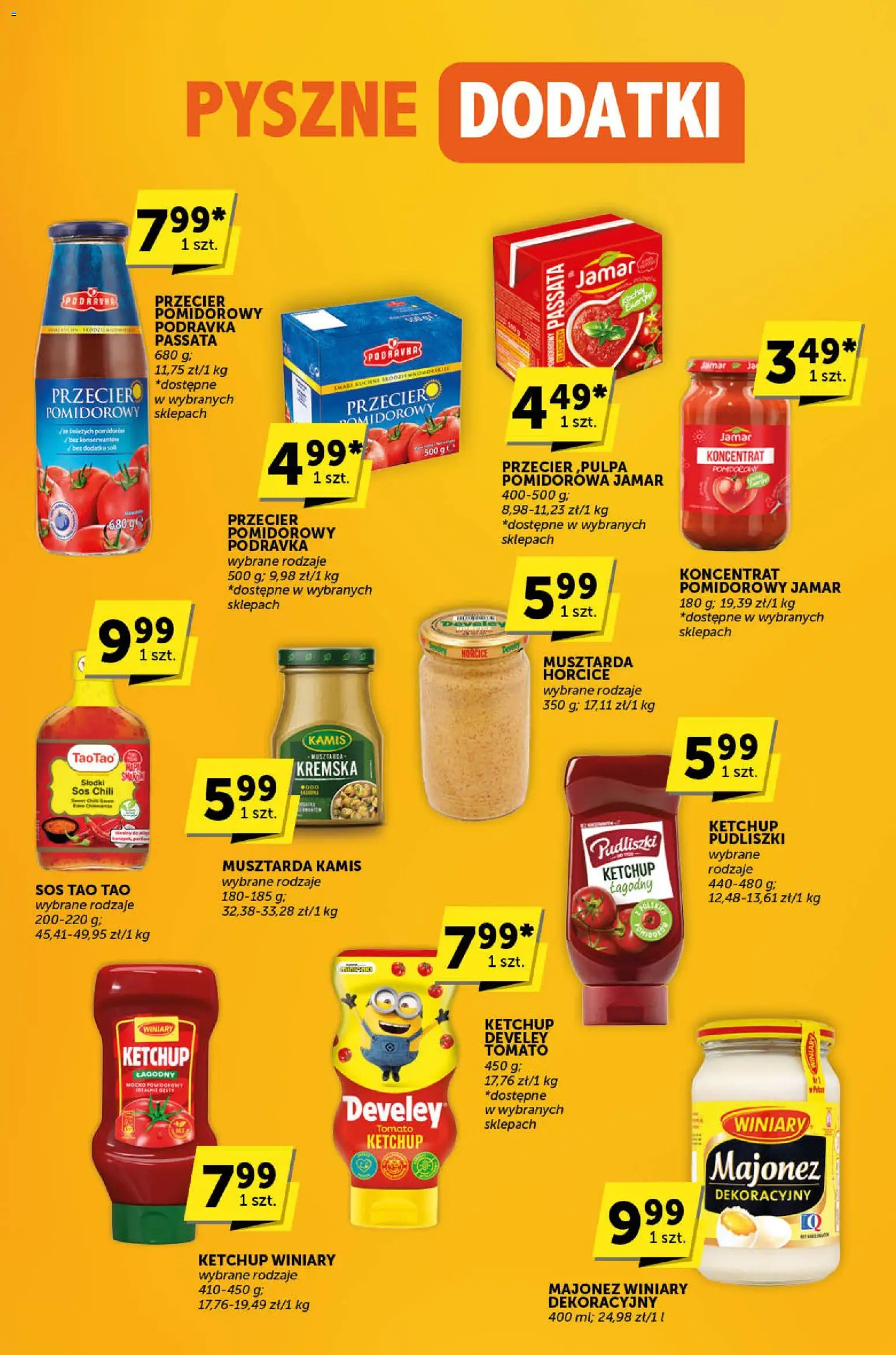 Groszek Gazetka - Katalog od 22.01.2026 | Strona: 11 | Produkty: Ketchup, Sos tao tao, Musztarda, Sos