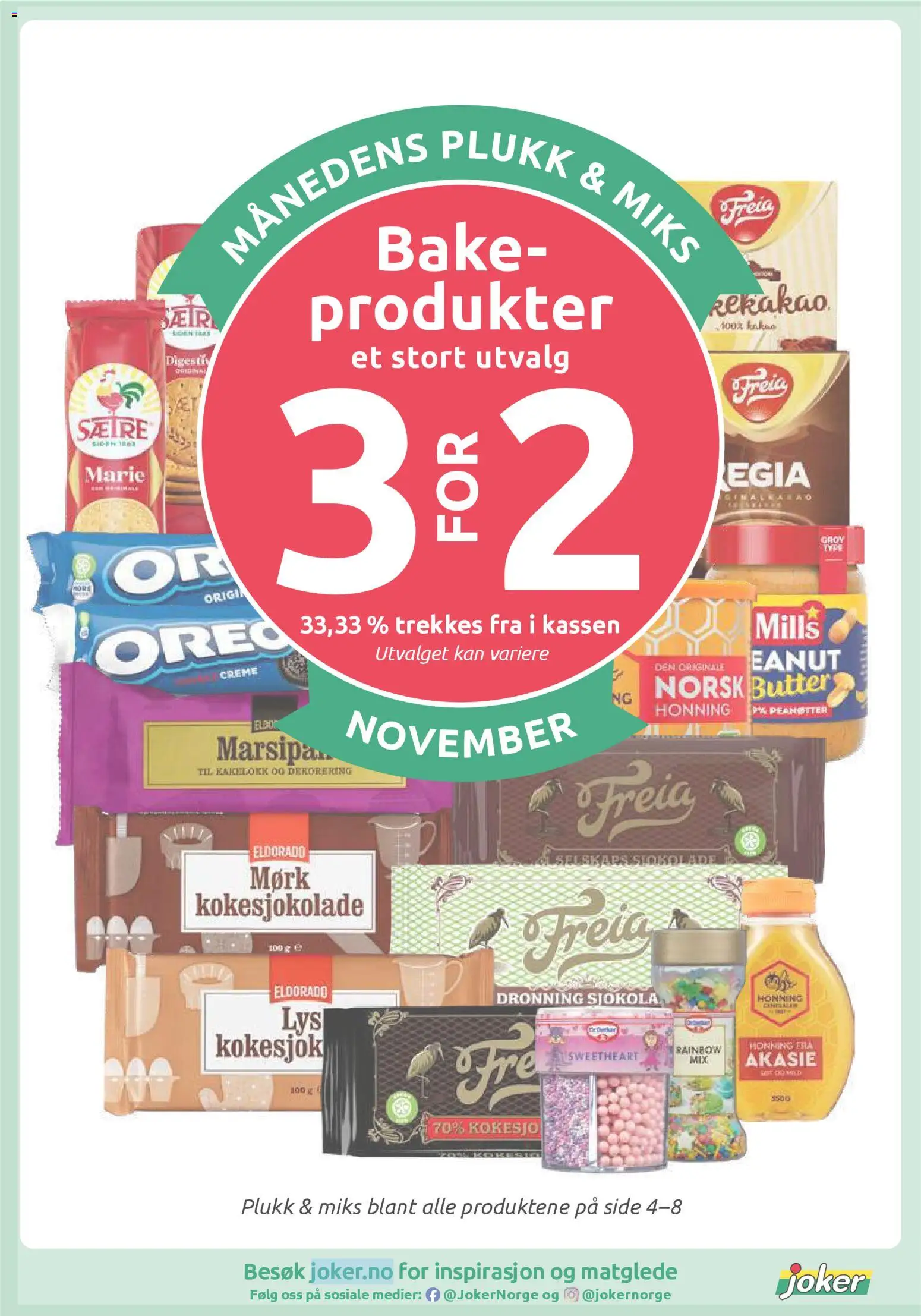 {H1} | Side: 8 | Produkter: Lys, Орегано, Marsipan, Peanøtter