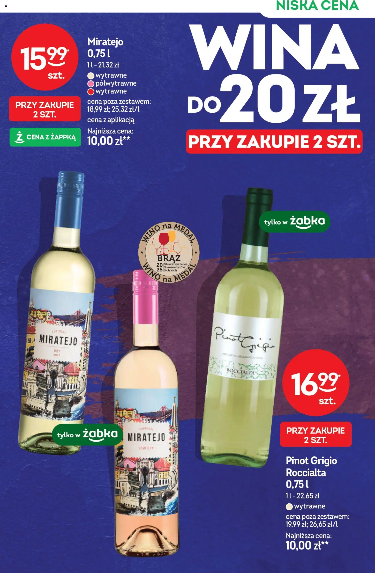 Żabka gazetka - Katalog win od 01.04.2026 | Strona: 7 | Produkty: Wino