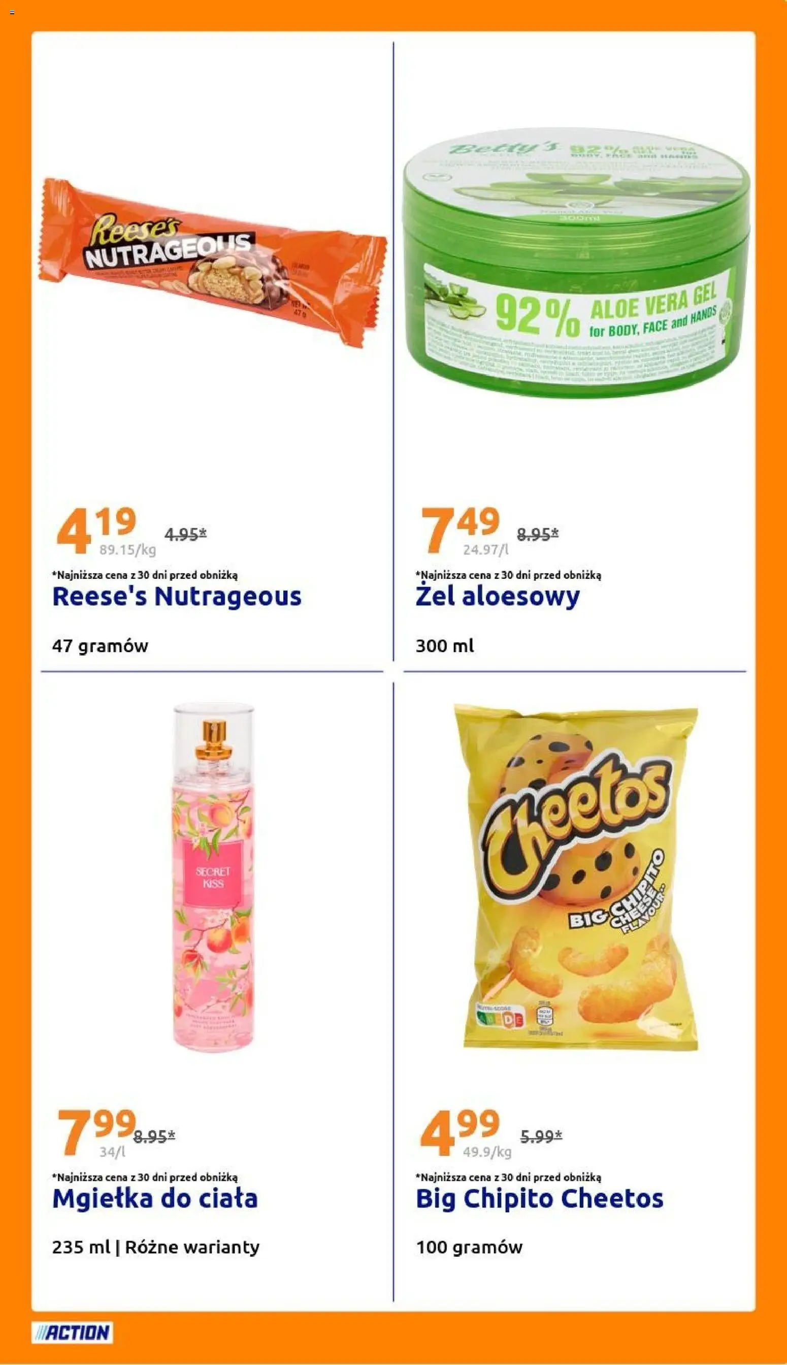 Action Gazetka od 17.12.2025 | Strona: 23 | Produkty: Żel aloesowy, Reese's