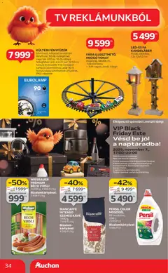 Auchan Akciós újság - amely érvényes a következő dátumtól: 30.10.2025 | Oldal: 34