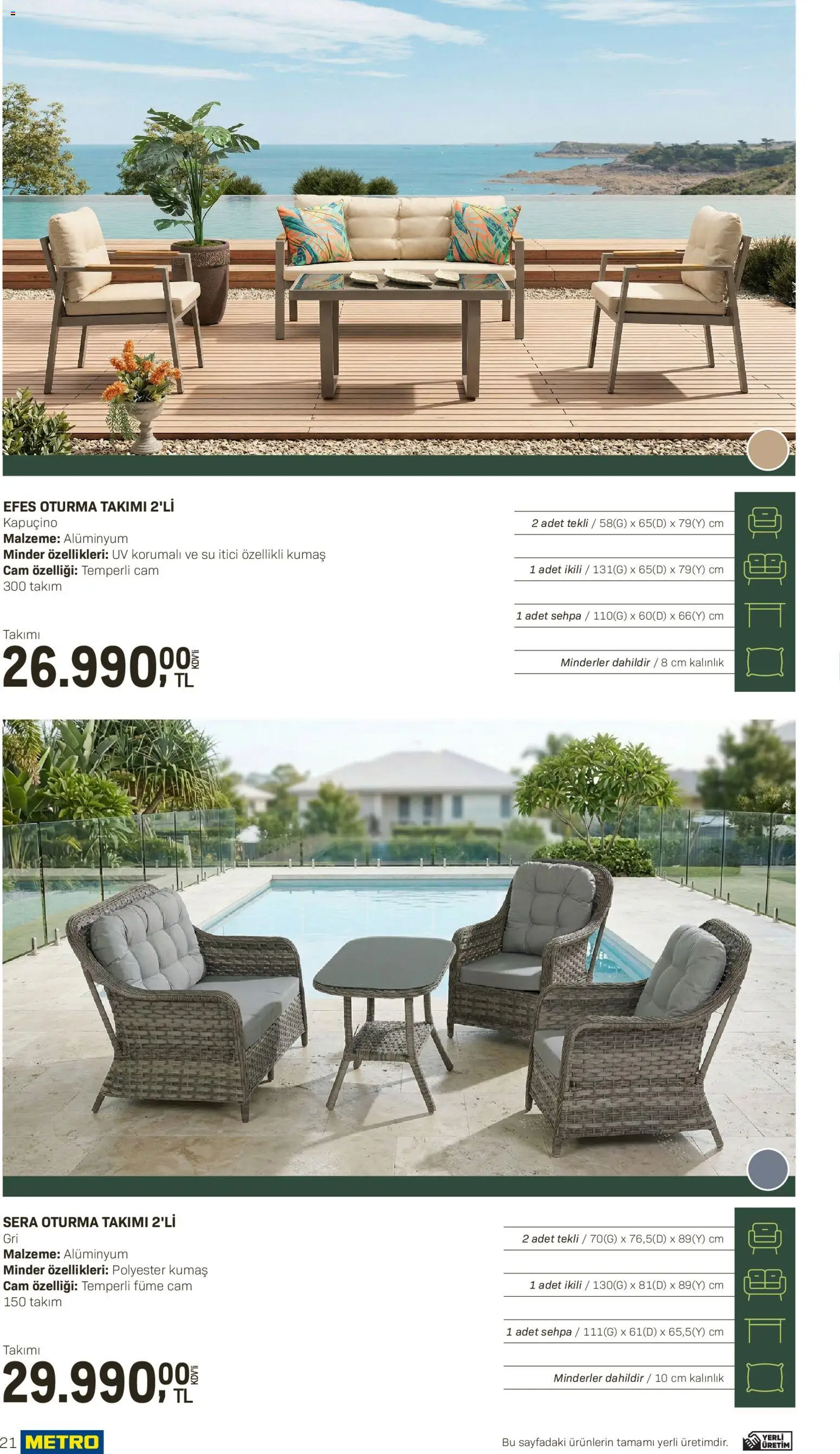 Metro - Açık Hava Çözümleri - 10.04.2026 tarihinden itibaren geçerlidir | Sayfa: 21 | Ürünler: Su