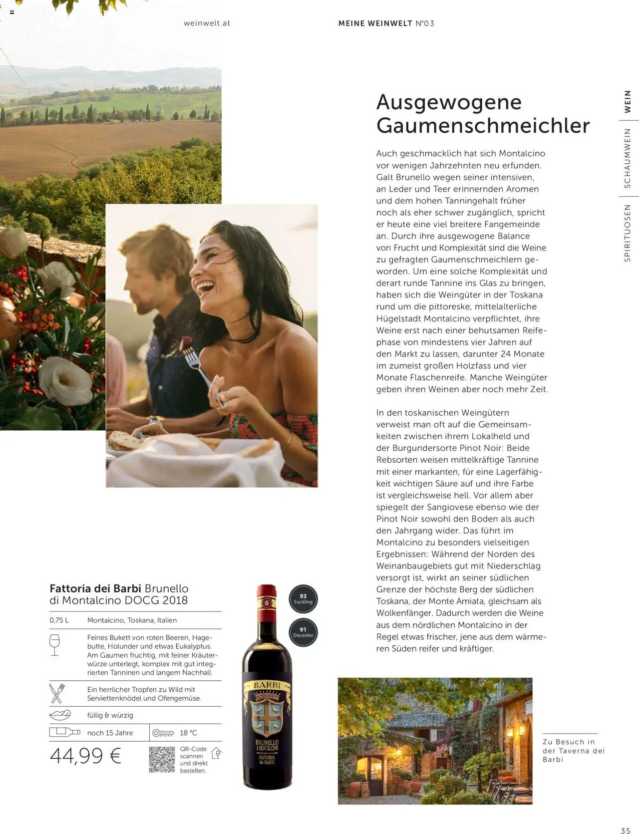 Interspar Weinwelt Magazin Ausgabe Herbst gültig ab 10.09.2025 | Seite: 35 | Produkte: Wein