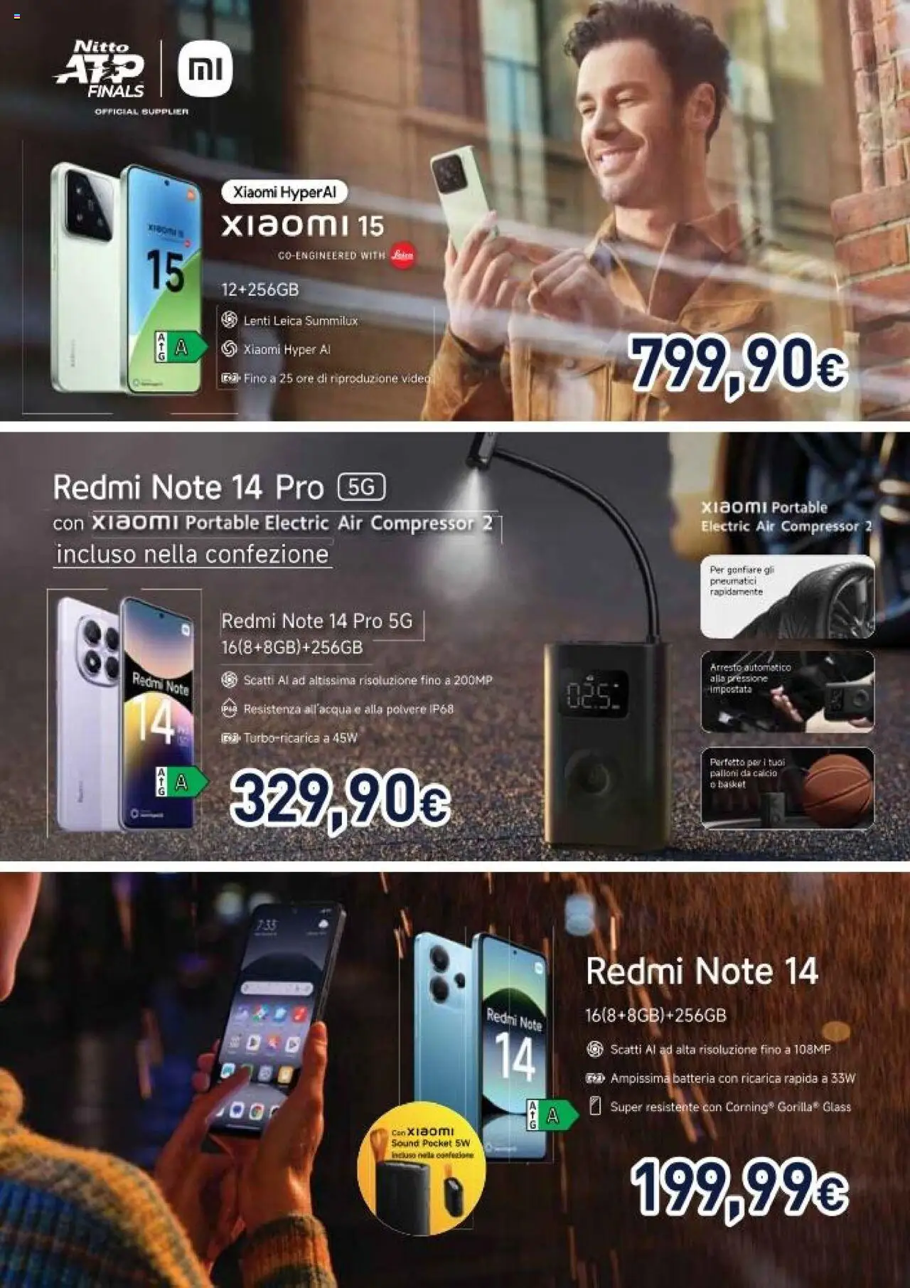 Volantino Unieuro del 22.08.2025 | Pagina: 33 | Prodotti: Xiaomi, Batteria