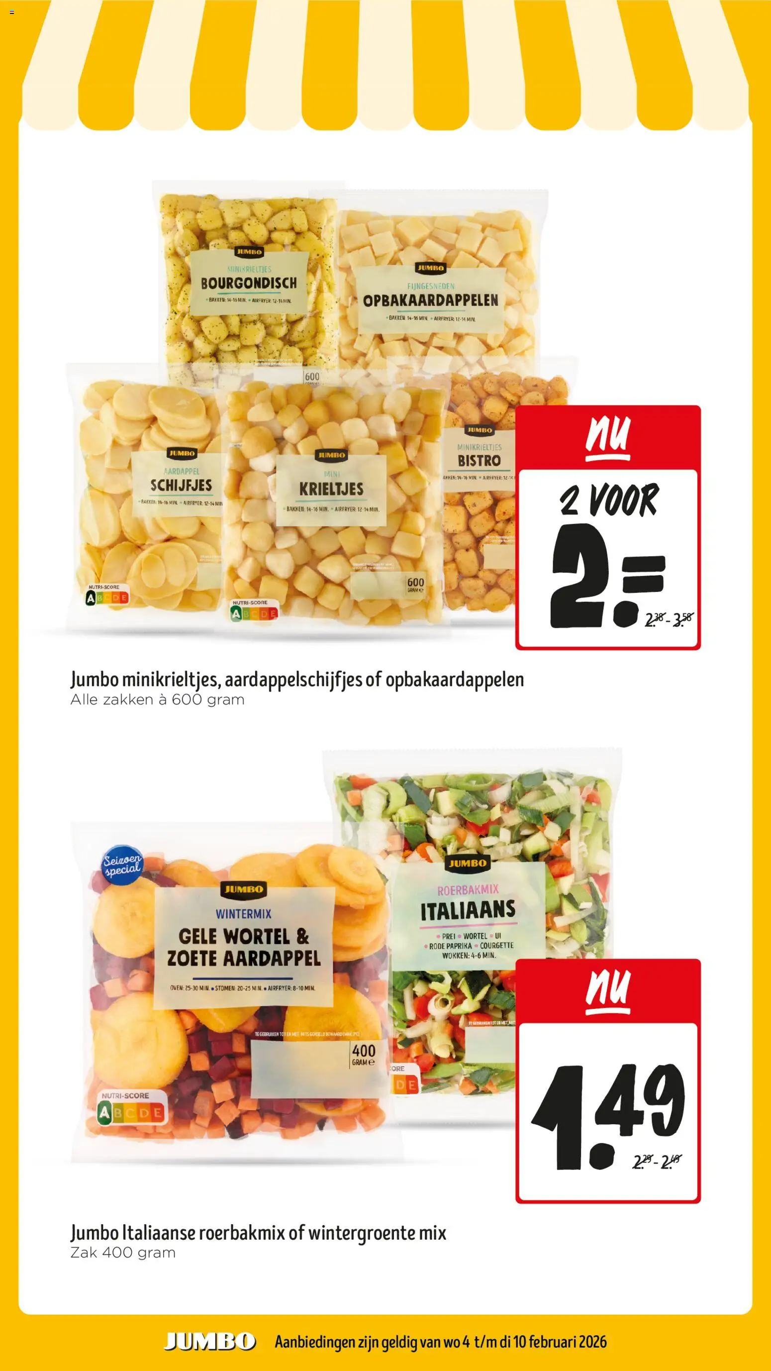 {H1} | Pagina: 6 | Producten: Aardappel, Krieltjes, Zak, Oven