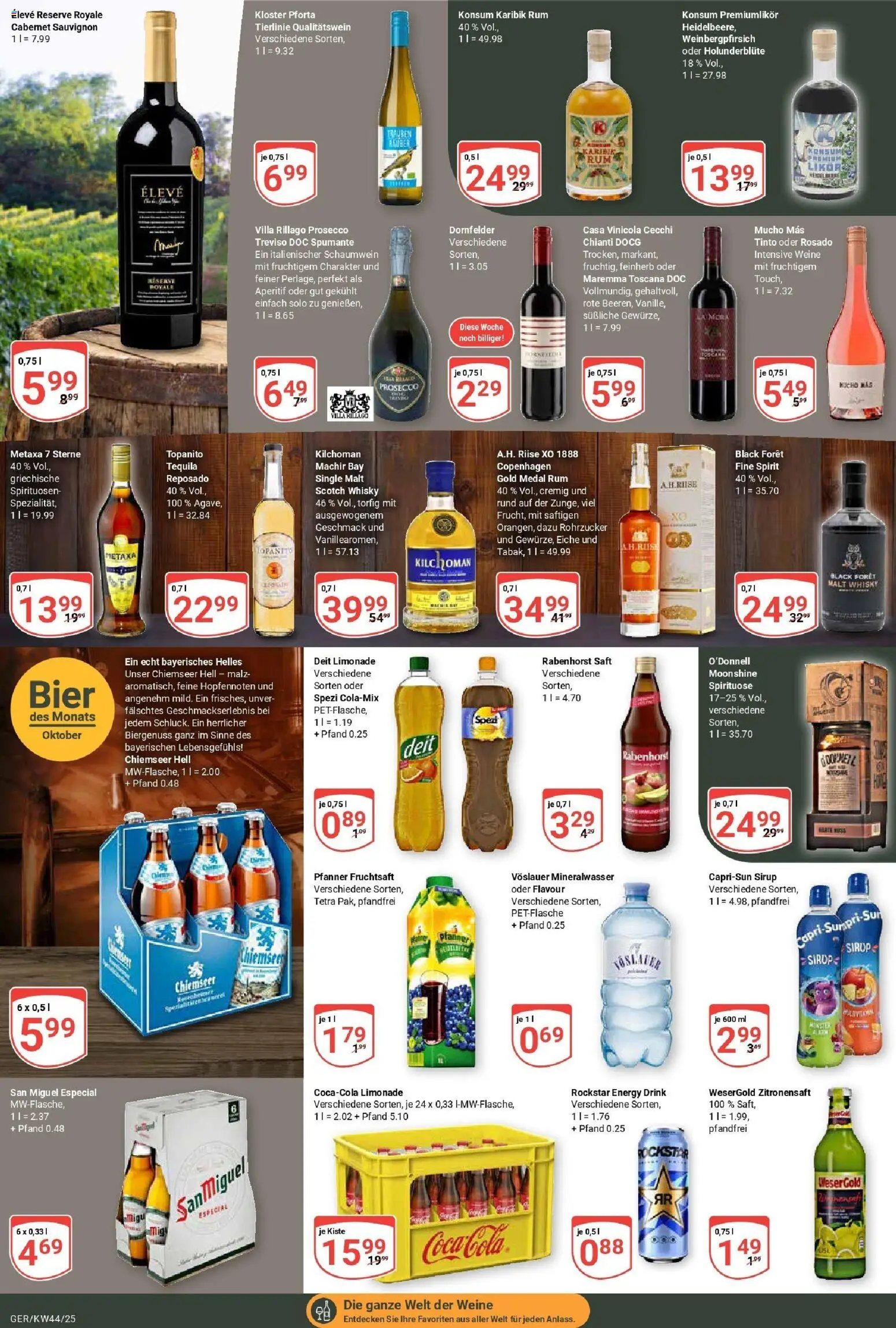 Globus prospekt Gera	 – gültig ab 26.10.2025 | Seite: 18 | Produkte: Rockstar energy, Limonade, Sirup, Prosecco