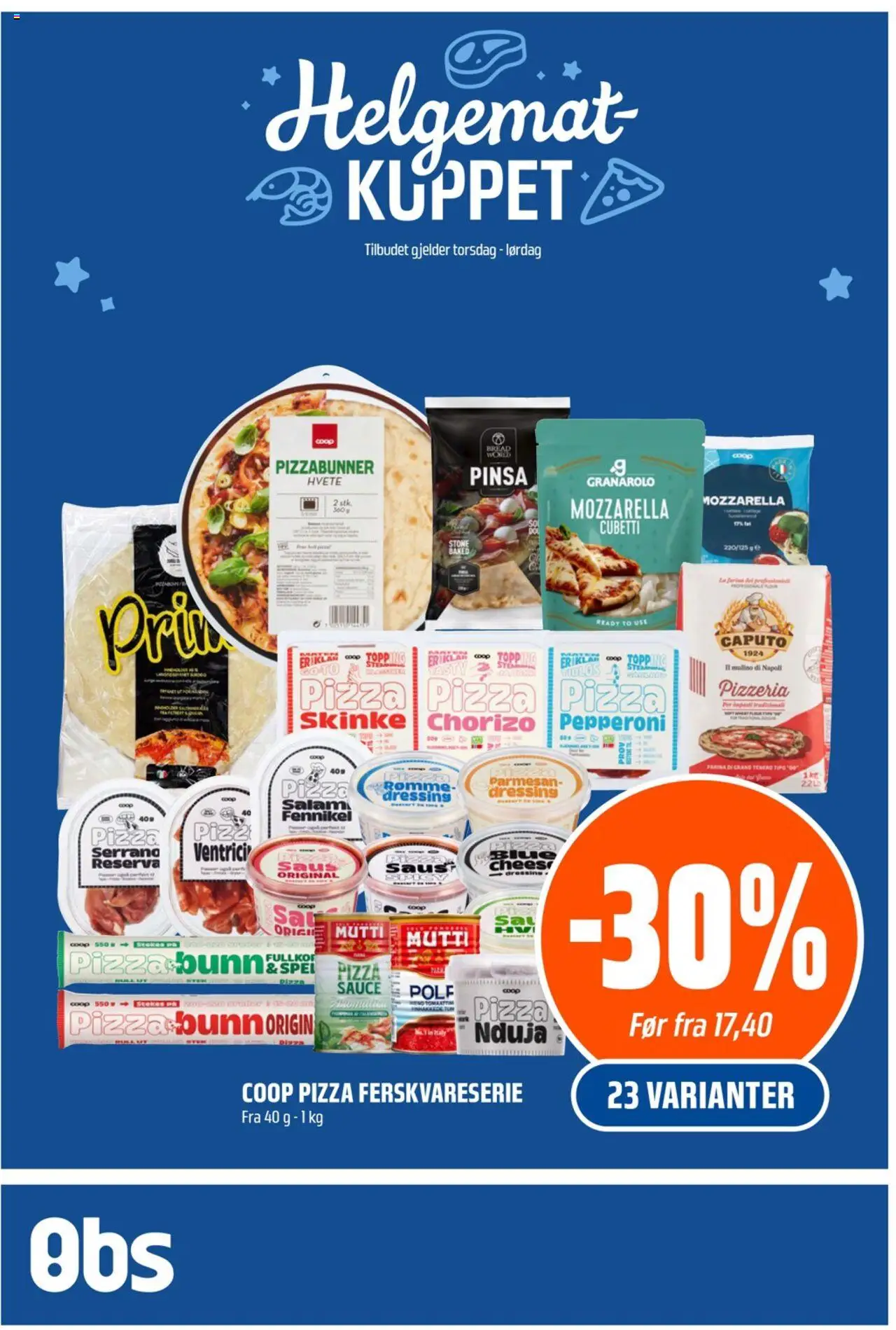  | Side: 1 | Produkter: Огорожа, Pizza, Dressing, Суміш дитяча
