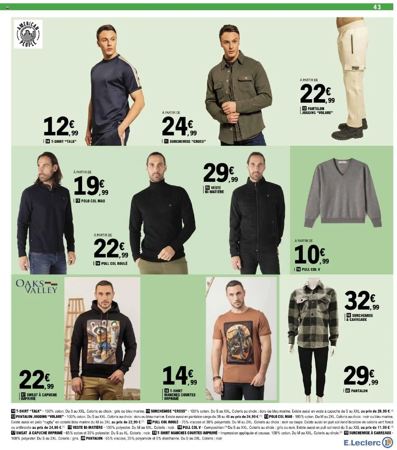  | Page: 43 | Produits: Polo, Coton, T-shirt, Veste