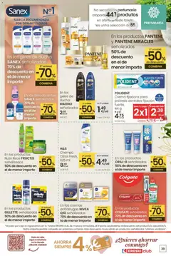 Vista previa Eroski Quieres ahorrar conmigo válido desde el 26.03.2026 | Página: 39 | Productos: Champú, Crema, Té, Ducha