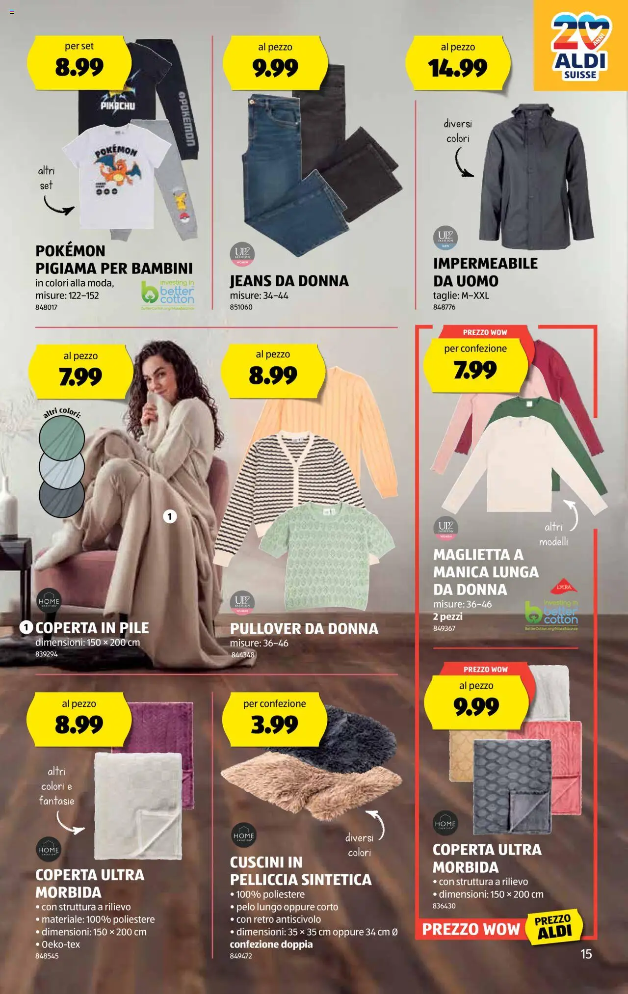 Aldi Aktionen IT – gültig ab 25.09.2025 | Seite: 16 | Produkte: Pullover, Jeans