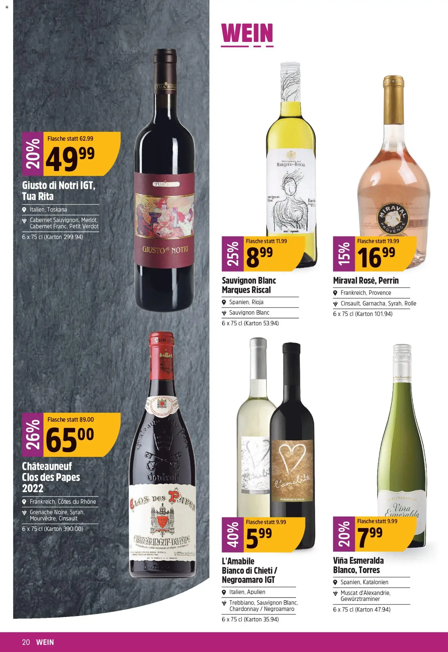 TopCC aktionen – gültig ab 04.05.2026 | Seite: 20 | Produkte: Wein