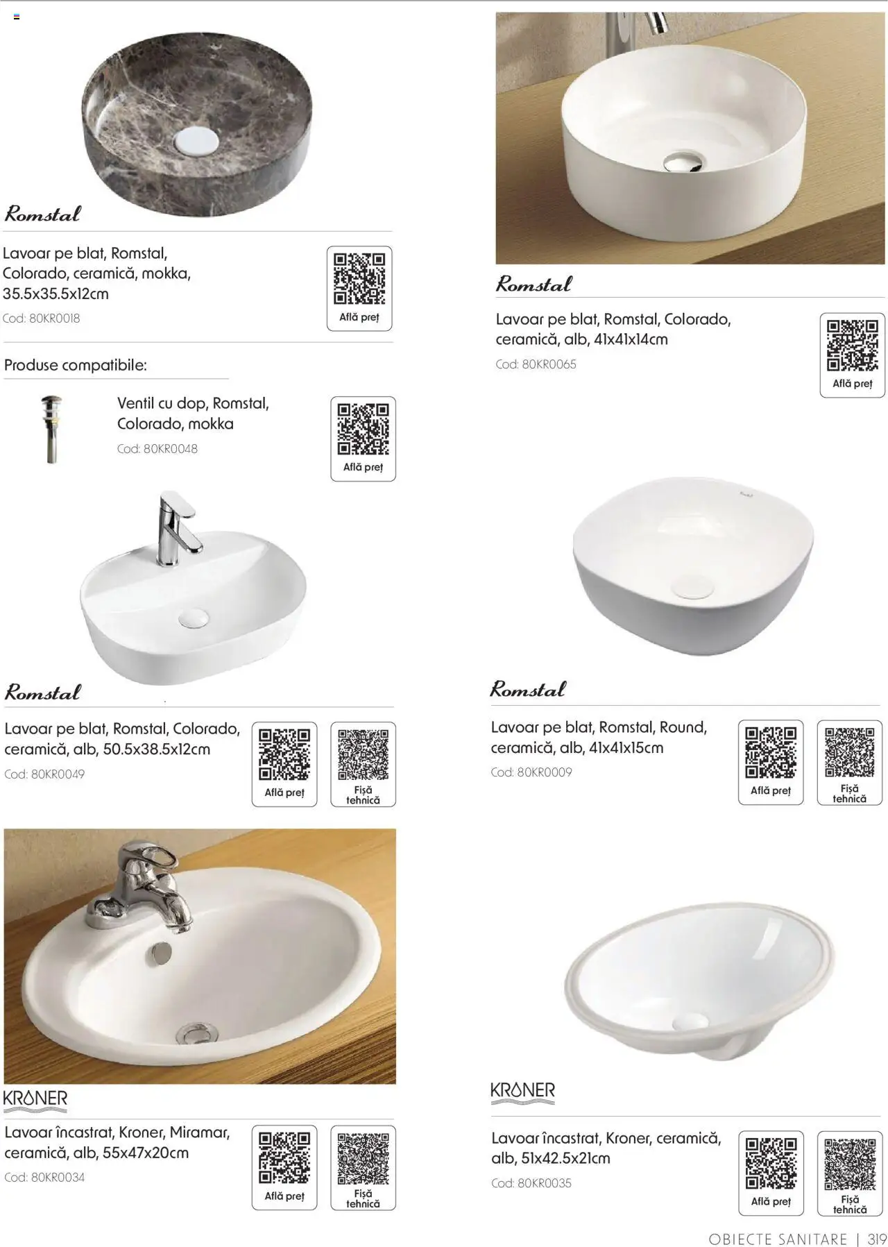 Catalog Romstal – valabil de la 25.11.2024 | Pagină: 319 | Produse: Lavoar