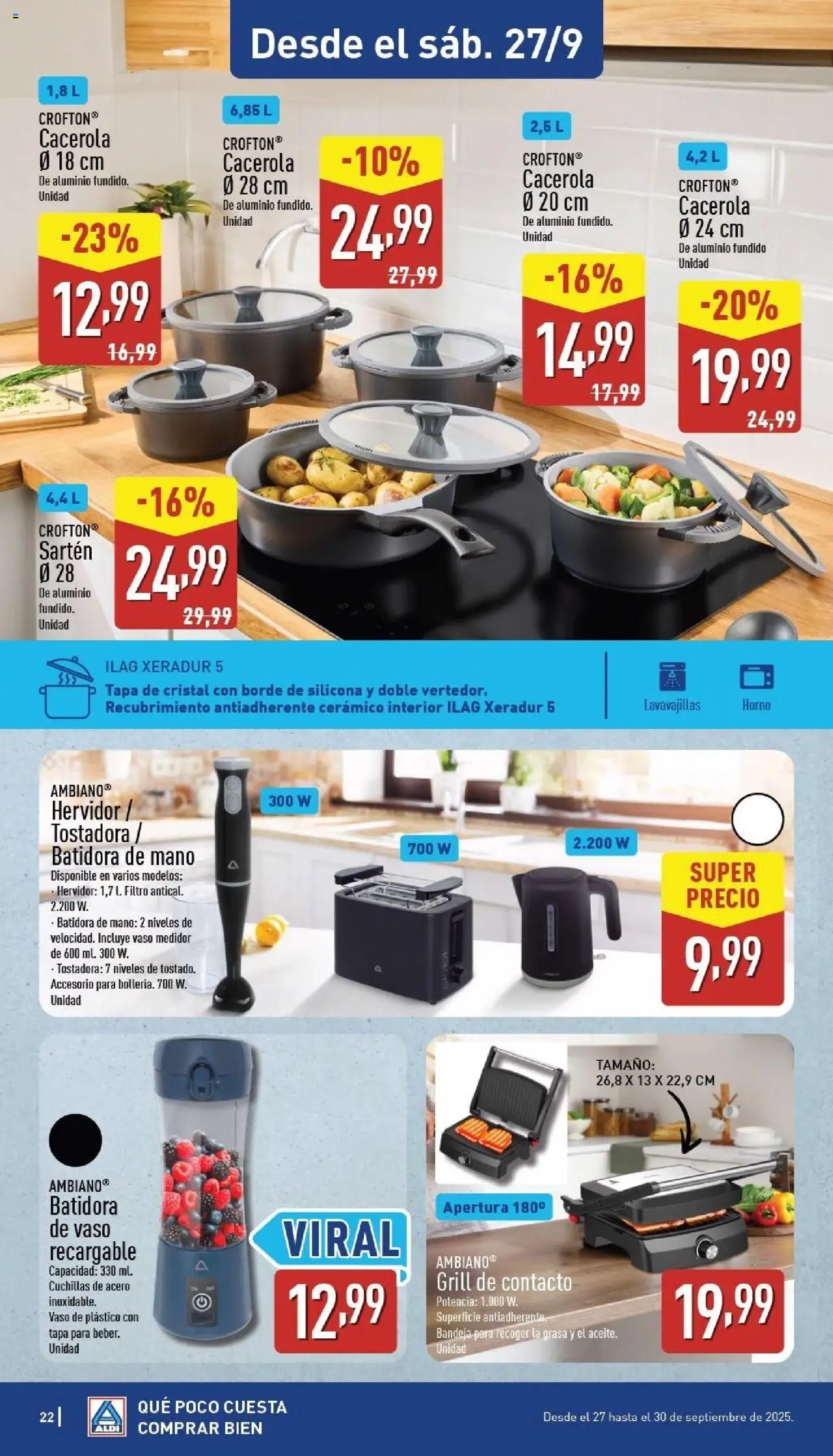 Aldi folleto Península │ válido desde el 22.09.2025 | Página: 22