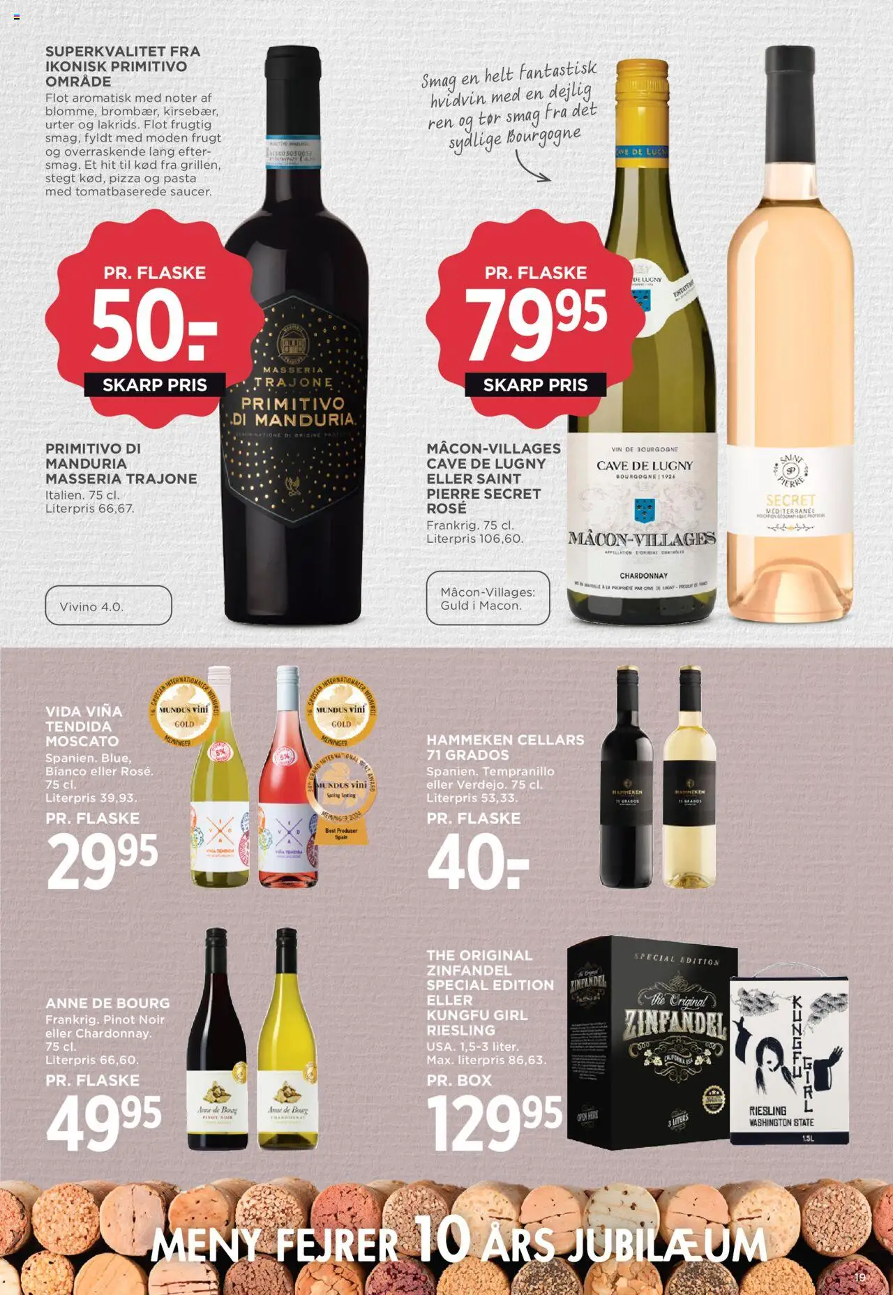 Meny Tilbudsavis gyldig fra 08.08.2025 | Side: 21 | Produkter: Pizza, Vin, Pasta, Is