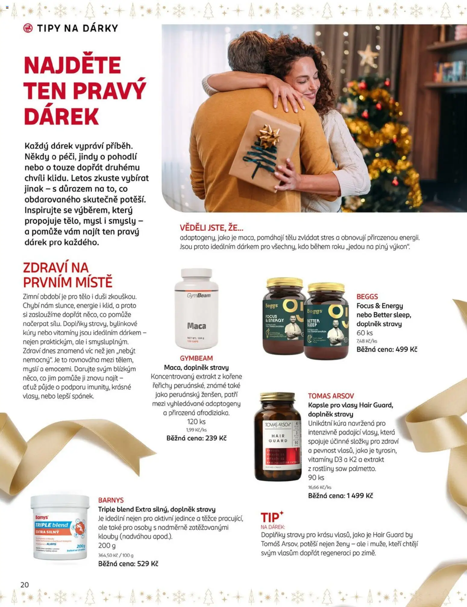 Rossmann magazín od 19.11.2025 | Strana: 20 | Produkty: Kapsle, Vitamíny, Rostliny, Mysli