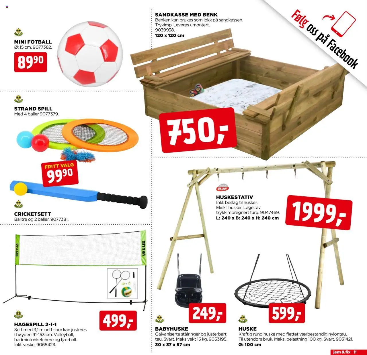  | Side: 11 | Produkter: Égouttoir, Spill, Vekt, Benk