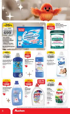 Auchan - Akciós újság Szupermarket - amely érvényes a következő dátumtól: 27.12.2025 | Oldal: 8