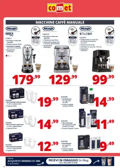 Anteprima del volantino Comet volantino Prima Colazione valido a partire dal 19.01.2026 | Pagina: 4 | Prodotti: Caffè, Latte, Manometro