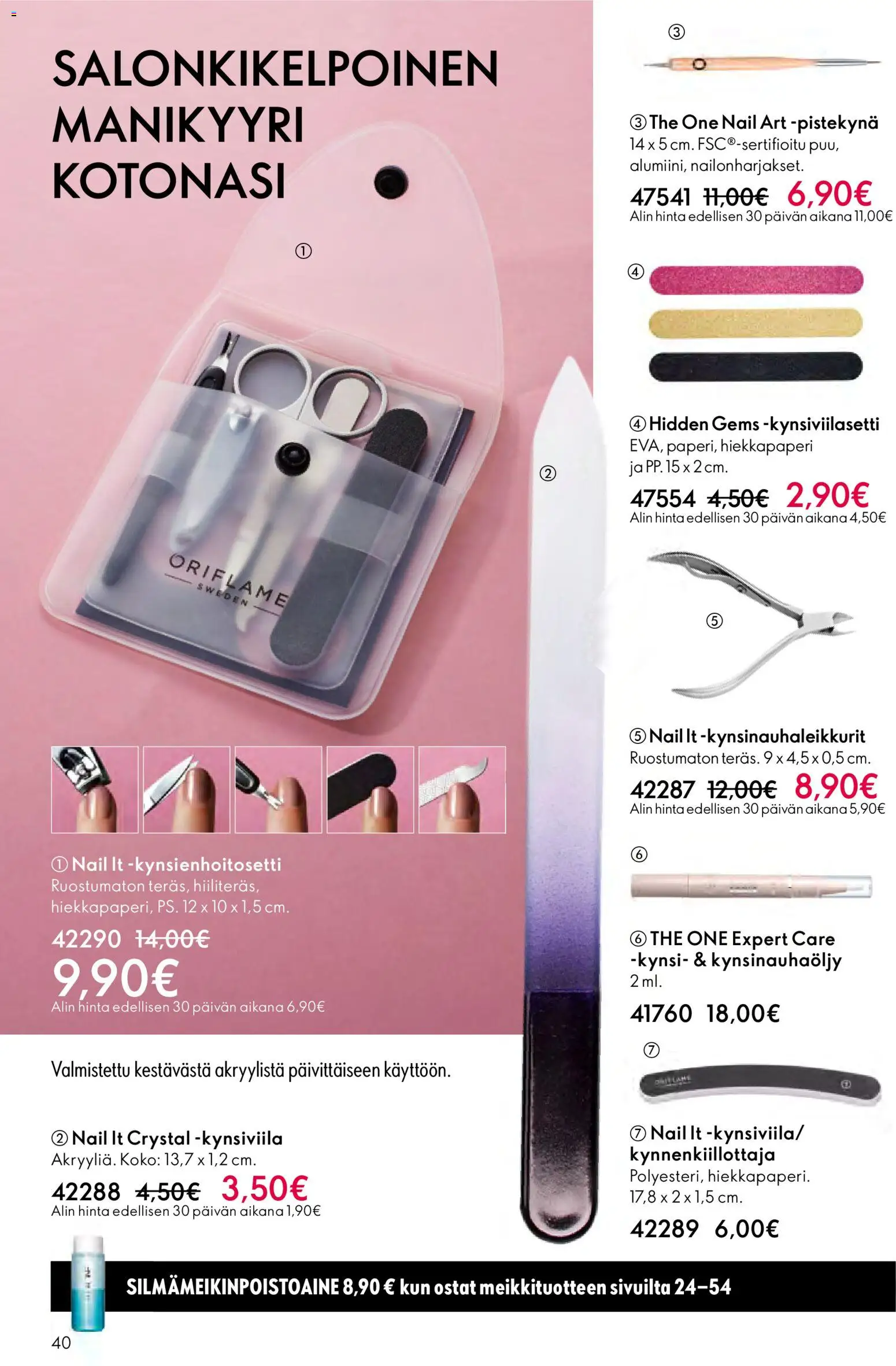 Oriflame - Esite 01 – voimassa 31.12.2025 alkaen | Sivu: 40