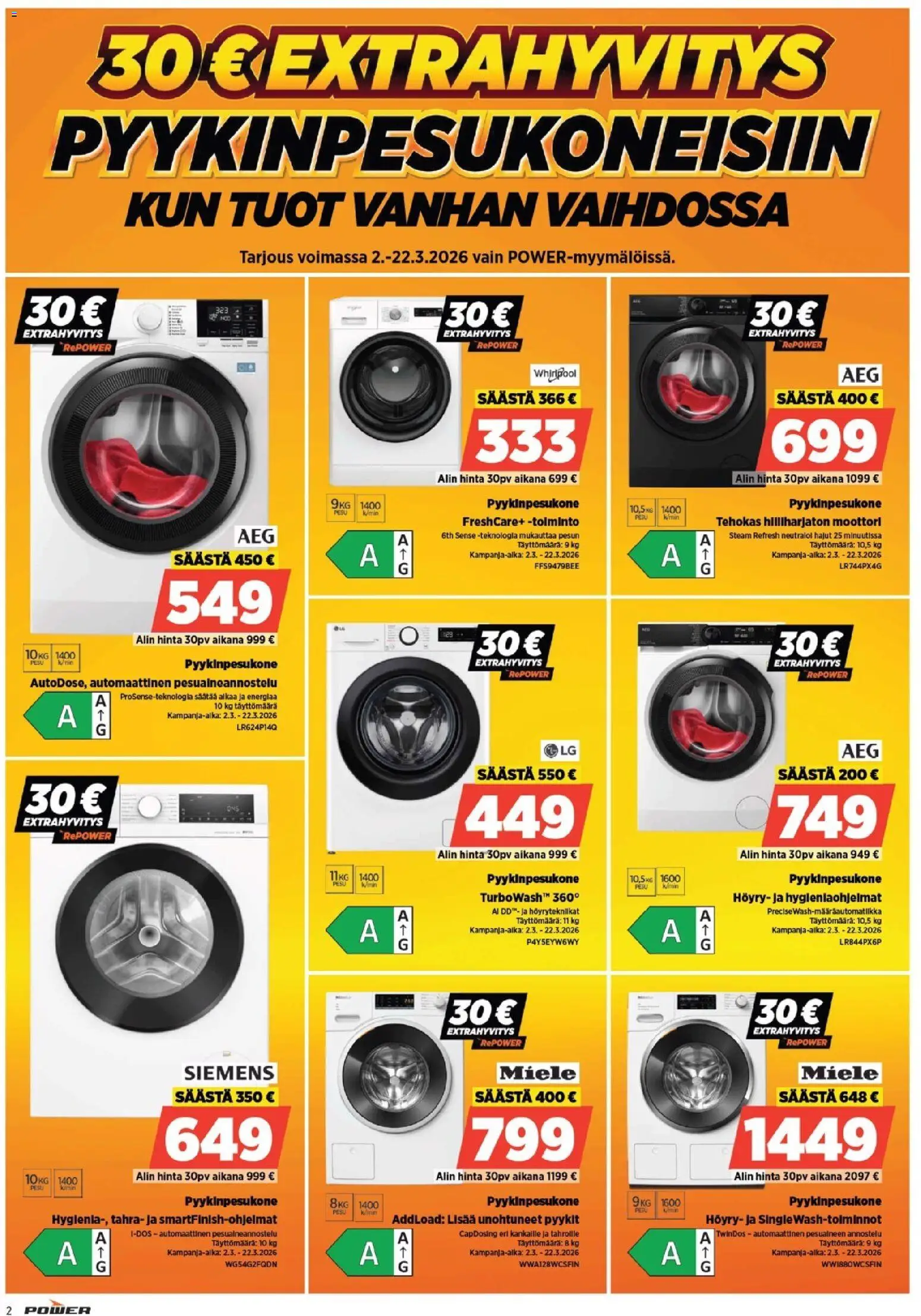 Power tarjoukset – voimassa 08.03.2026 alkaen | Sivu: 2