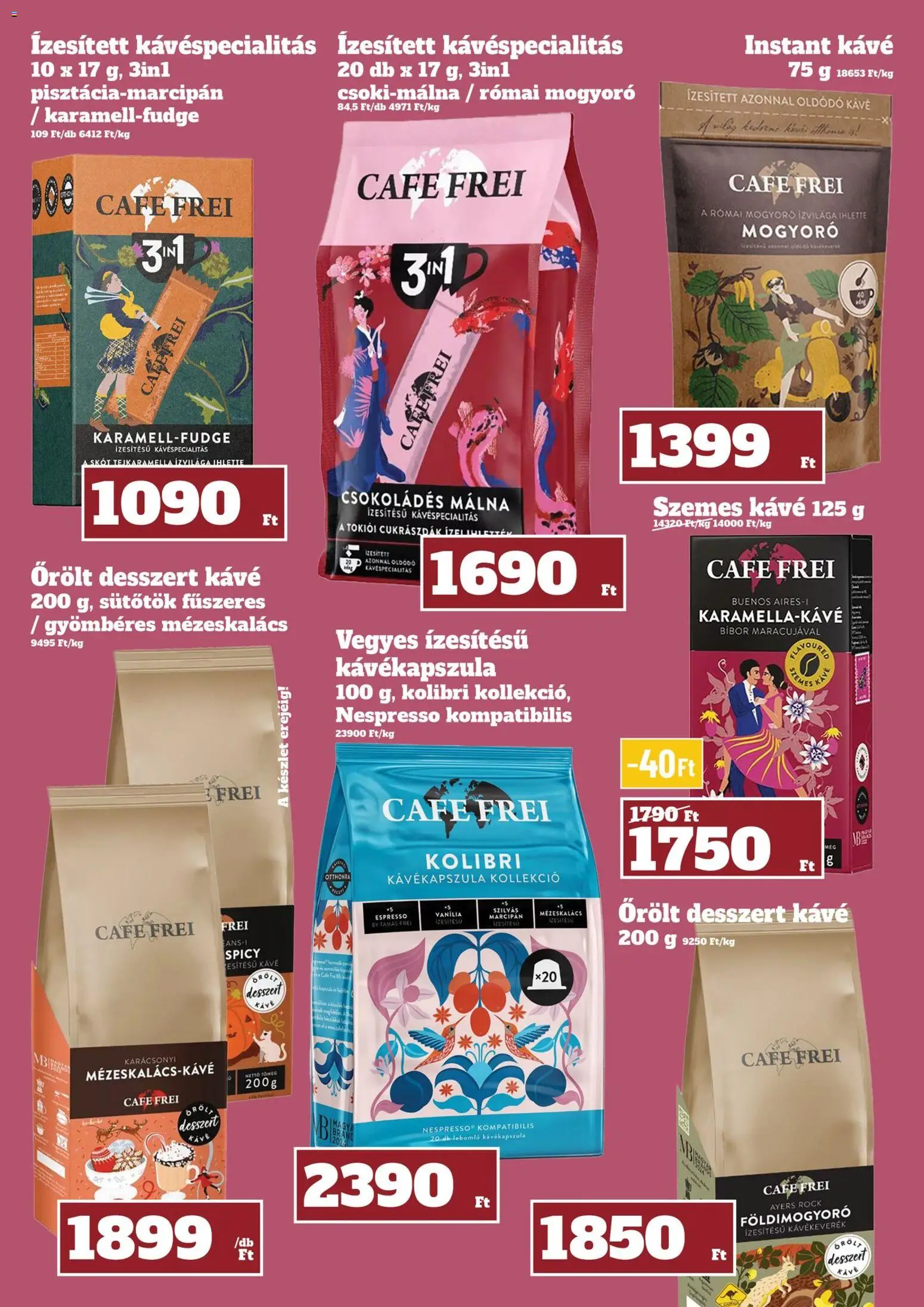 Family Diszkont akciós ujság - amely érvényes a következő dátumtól: 04.12.2025 | Oldal: 24 | Termékek: Kávékapszula, Mogyoró, Kávé, Földimogyoró