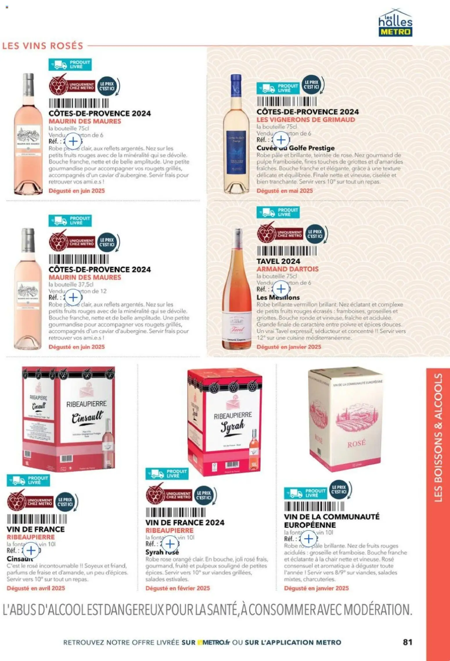 {H1} | Page: 81 | Produits: Robe, Caviar, Alcools, Livre